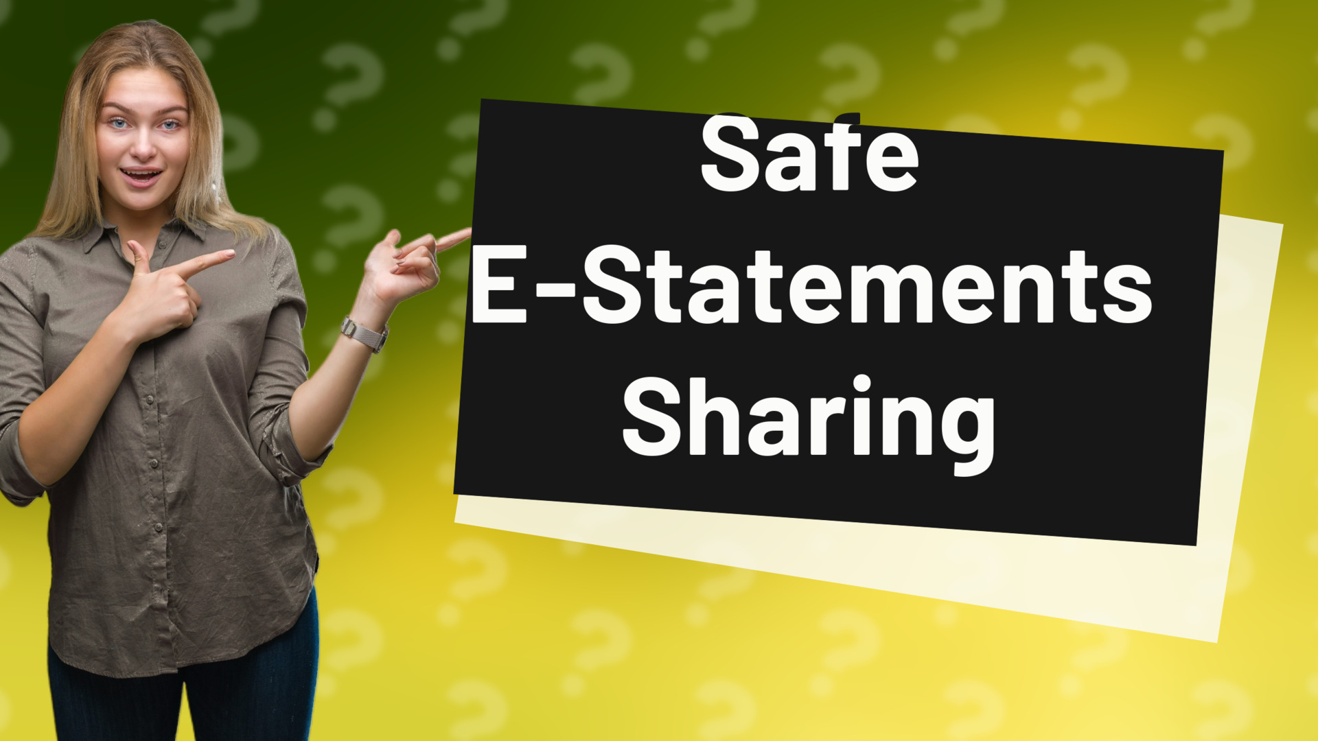 Safe E-Statements Sharing