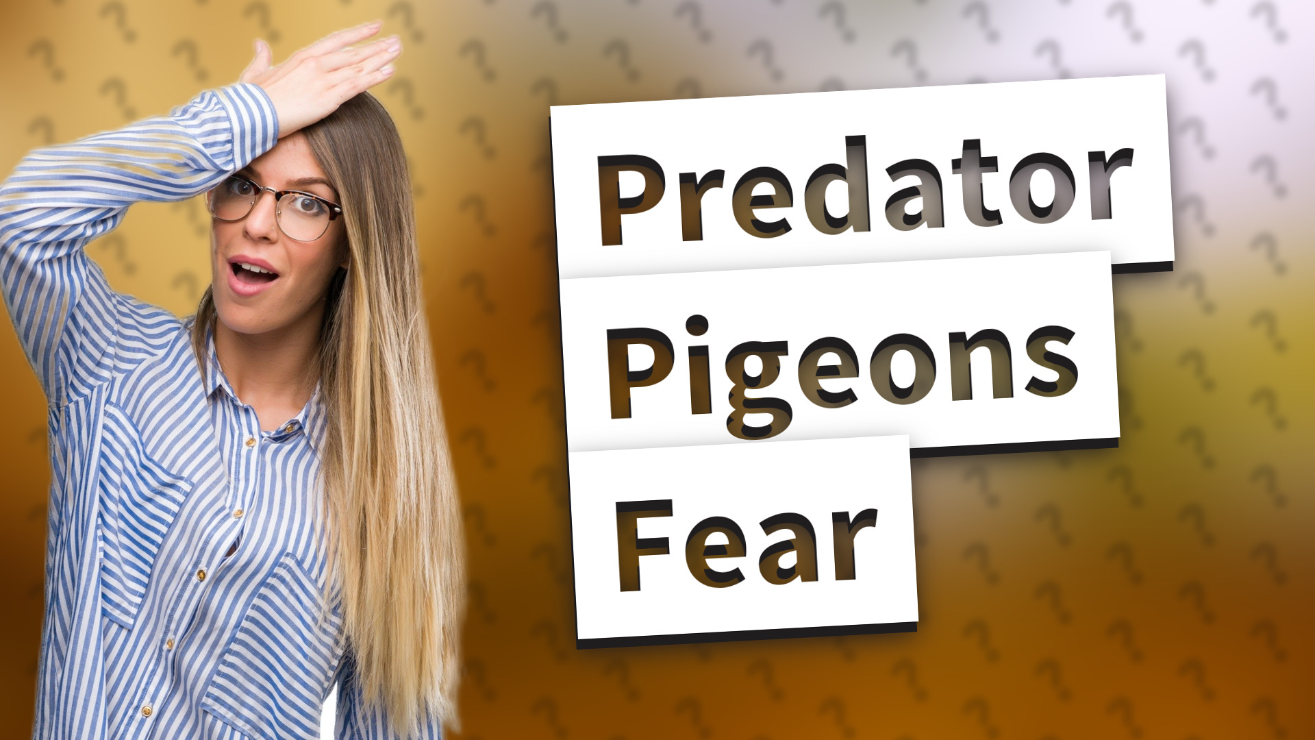 Predator Pigeons Fear