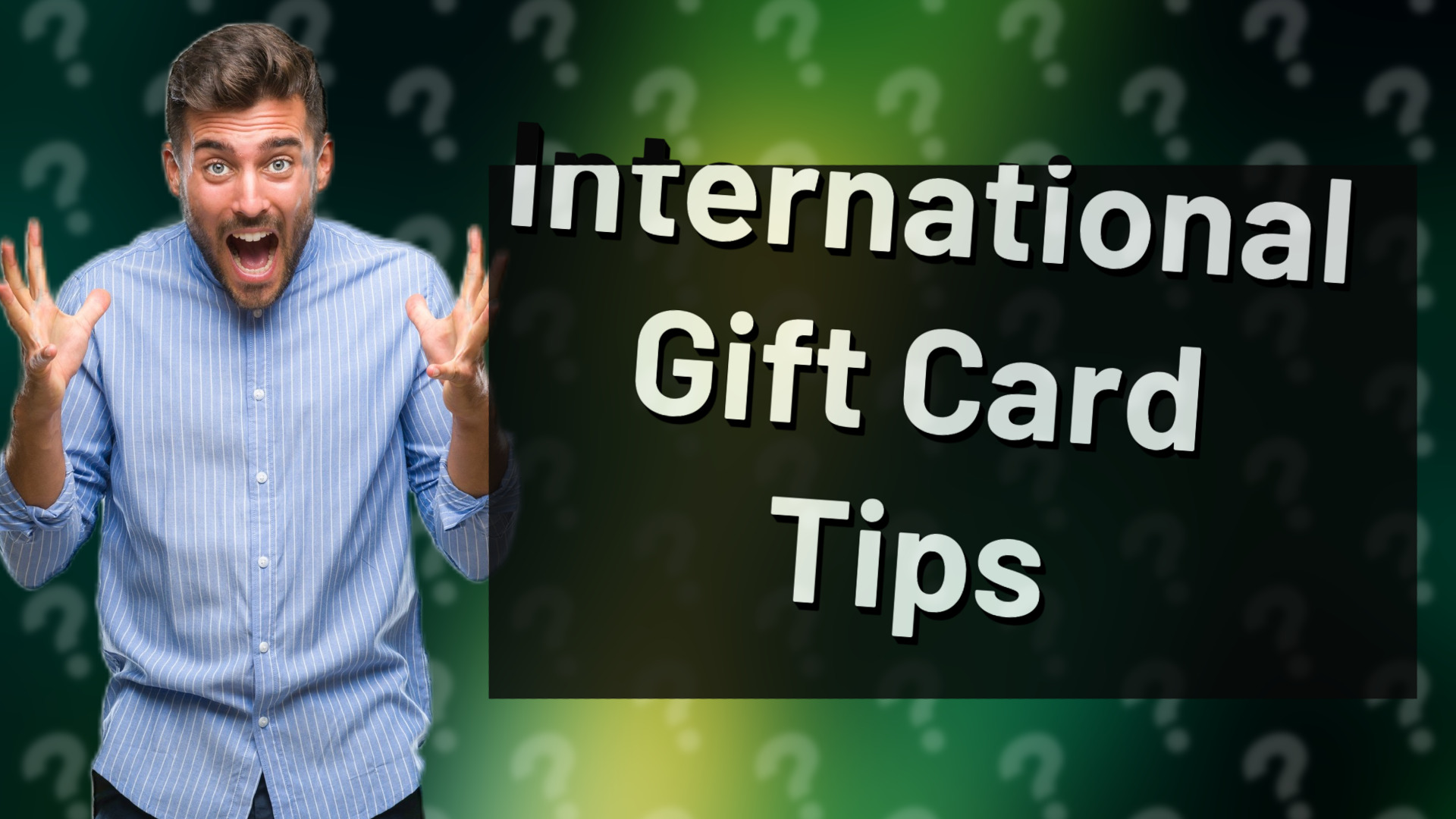International Gift Card Tips
