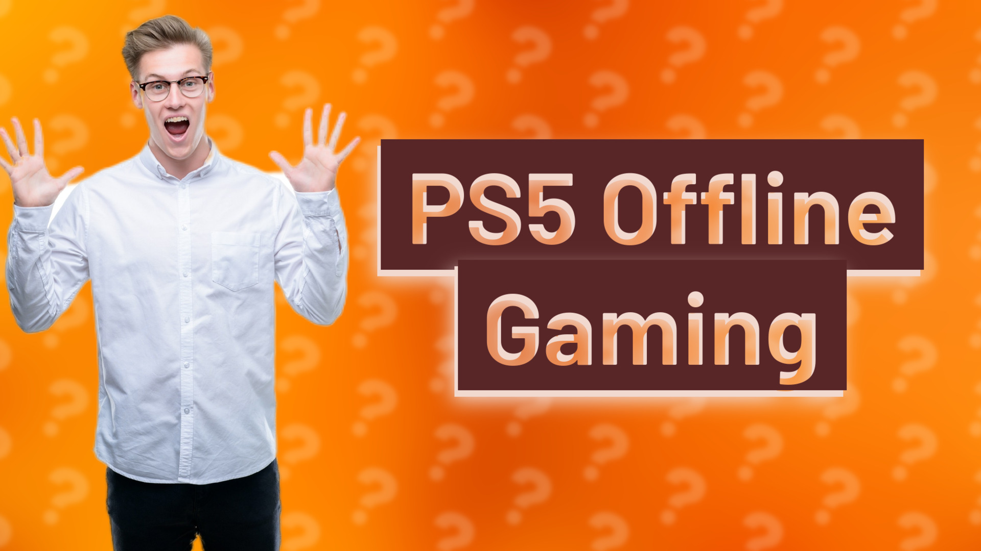 PS5 Offline Gaming