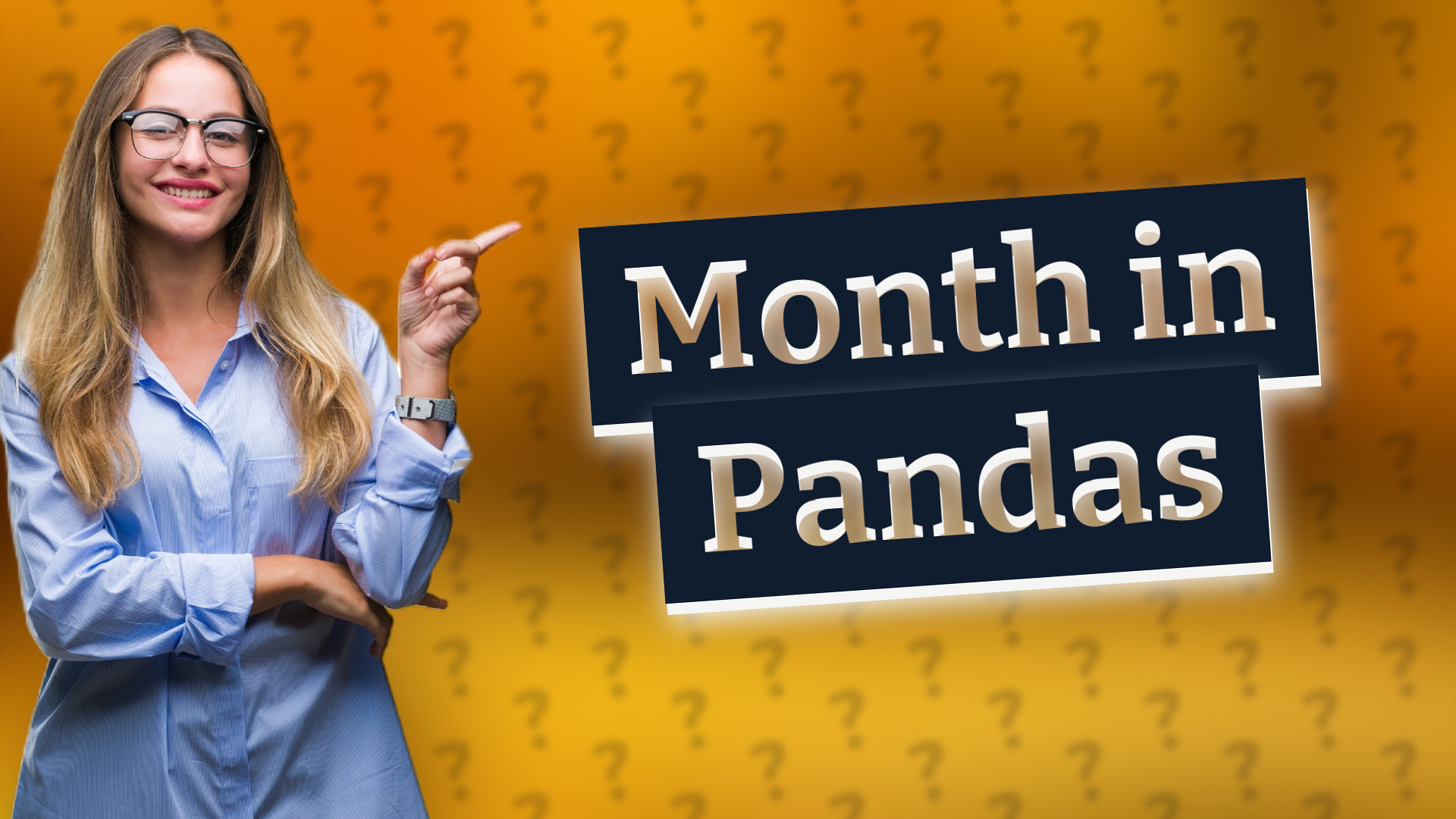 Month in Pandas