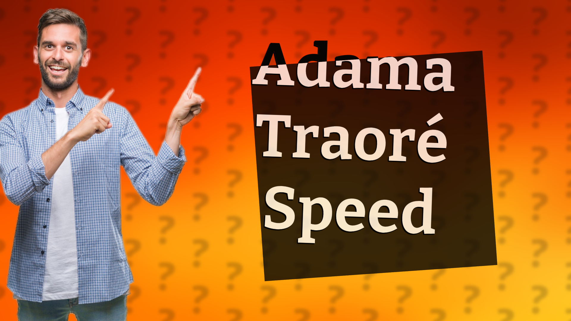 Adama Traoré Speed