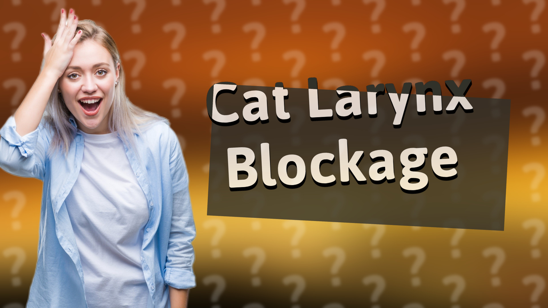 Cat Larynx Blockage