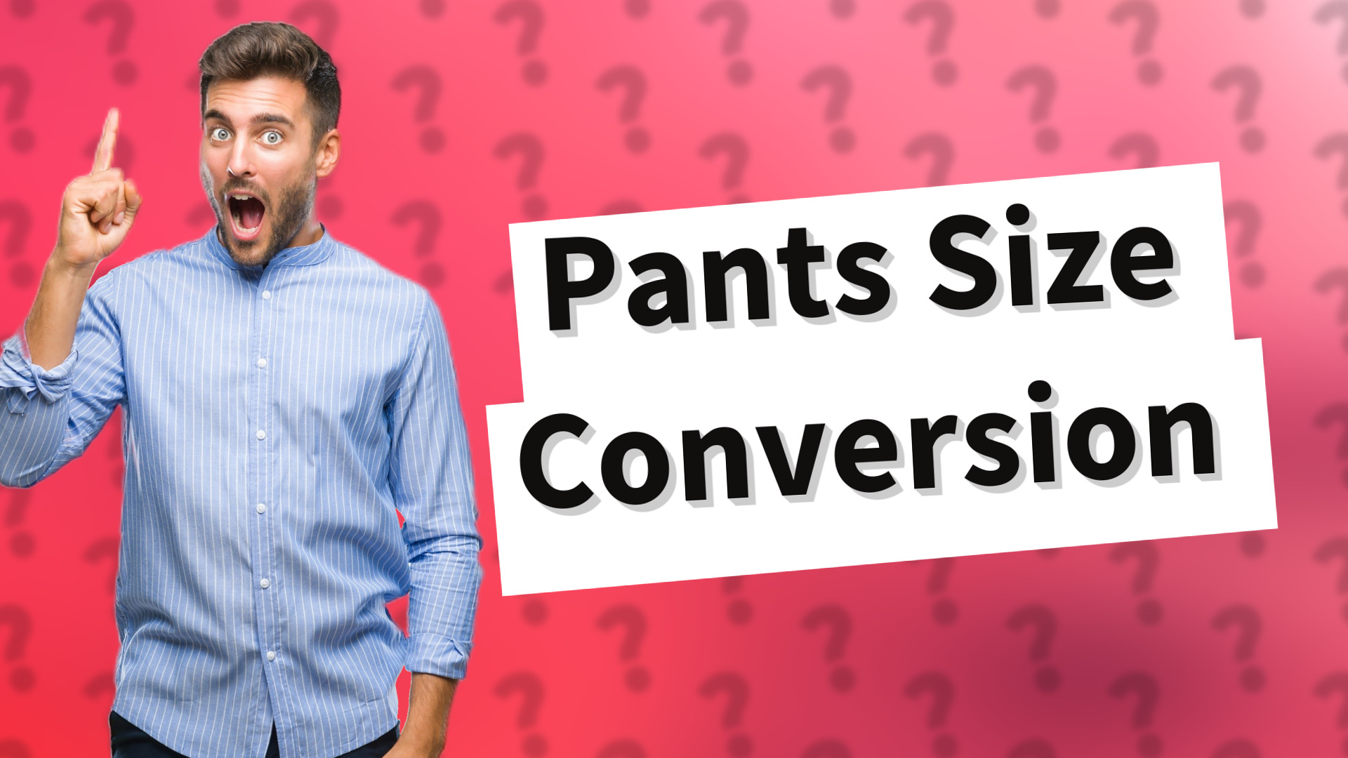 Pants Size Conversion
