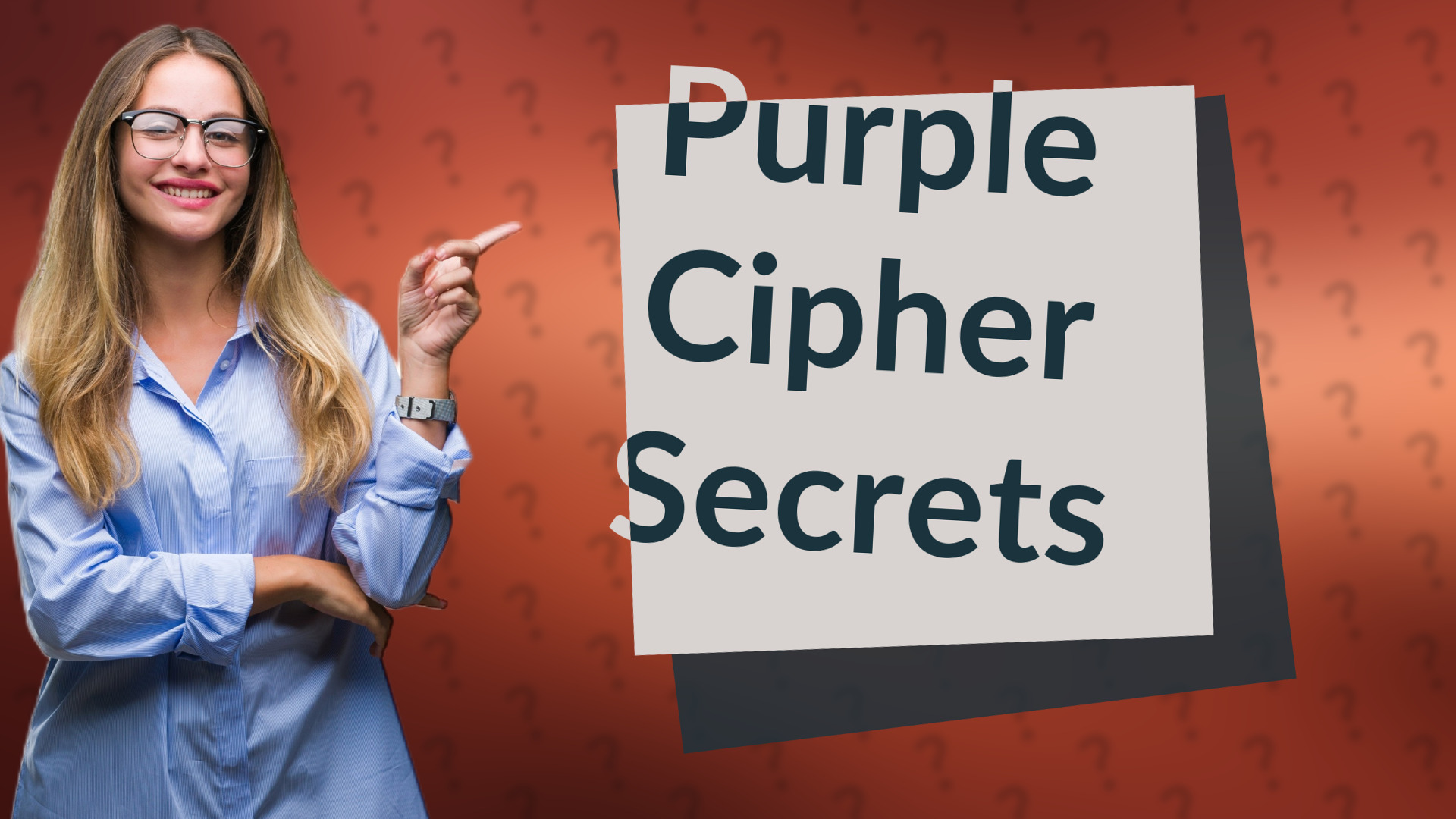 Purple Cipher Secrets