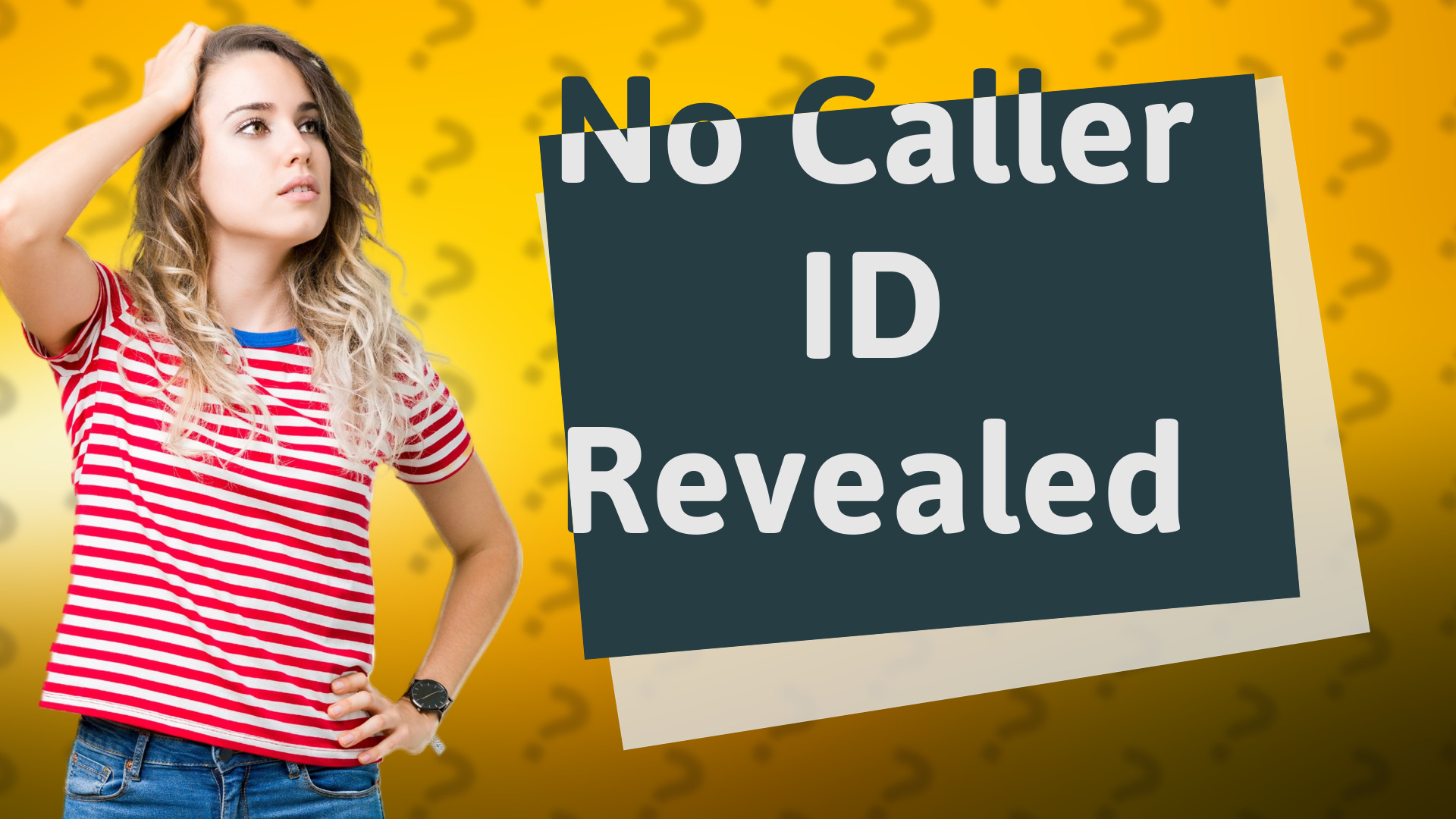 No Caller ID Revealed