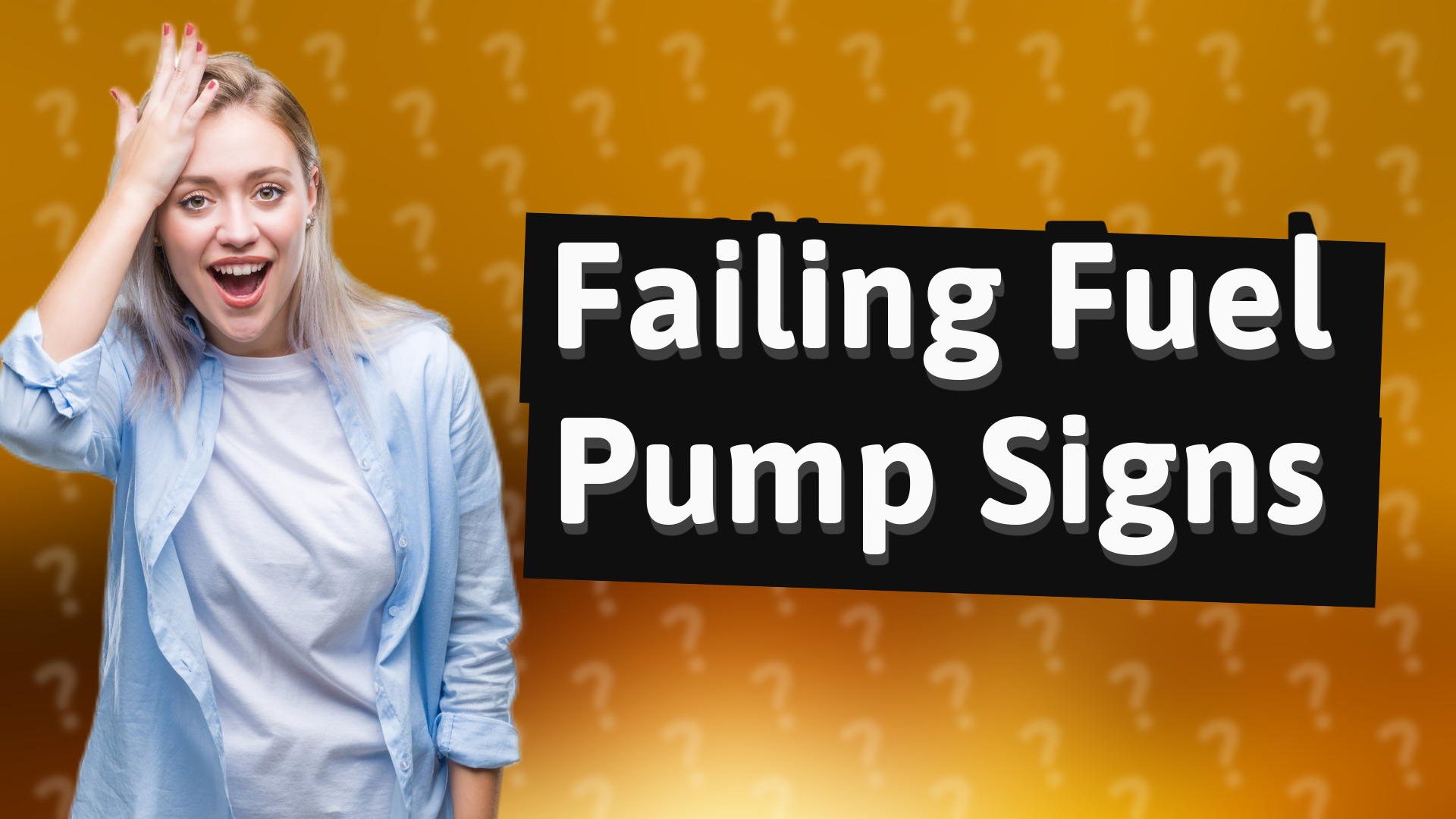 Failing Fuel Pump Signs