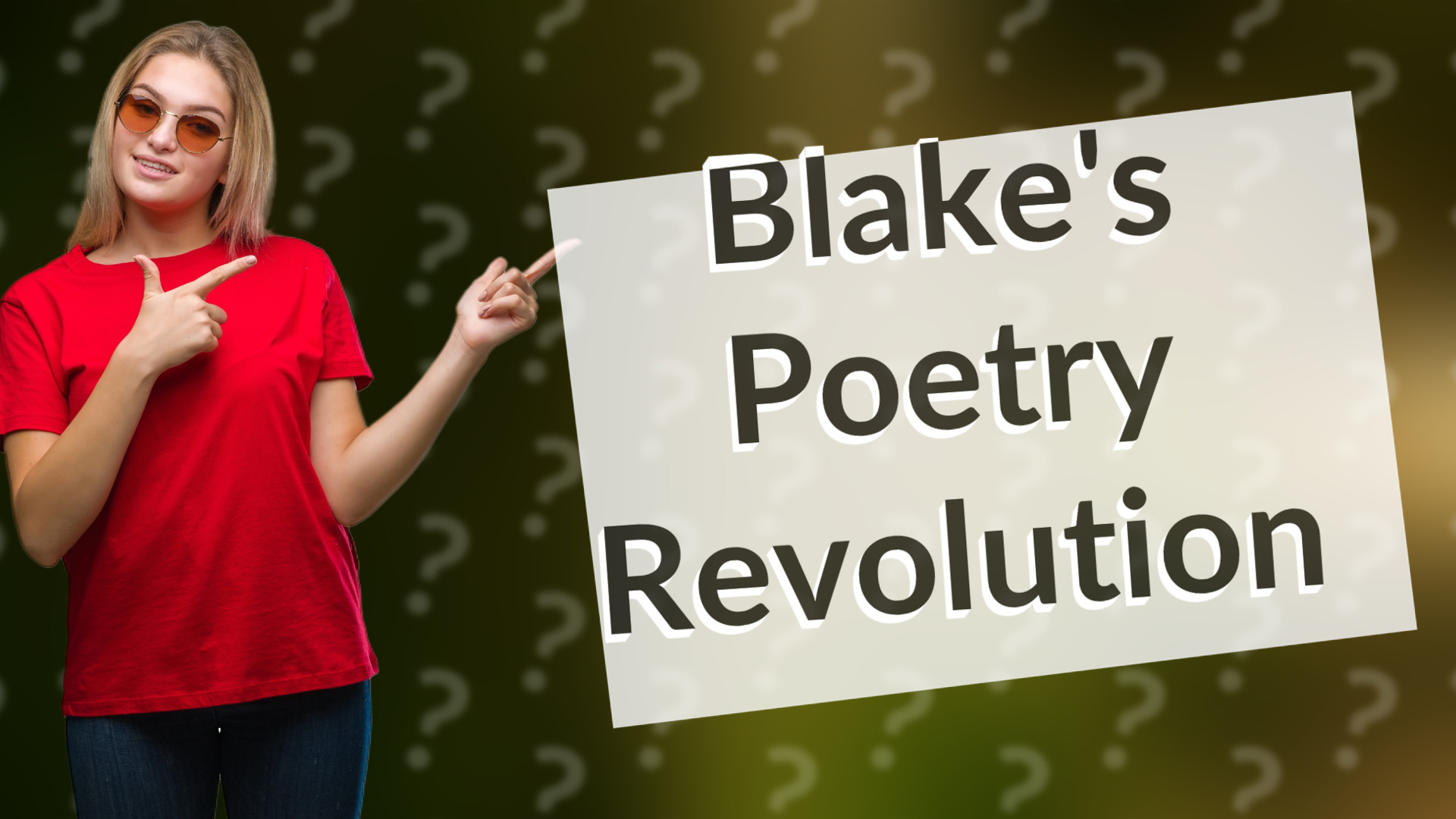 Blake's Poetry Revolution