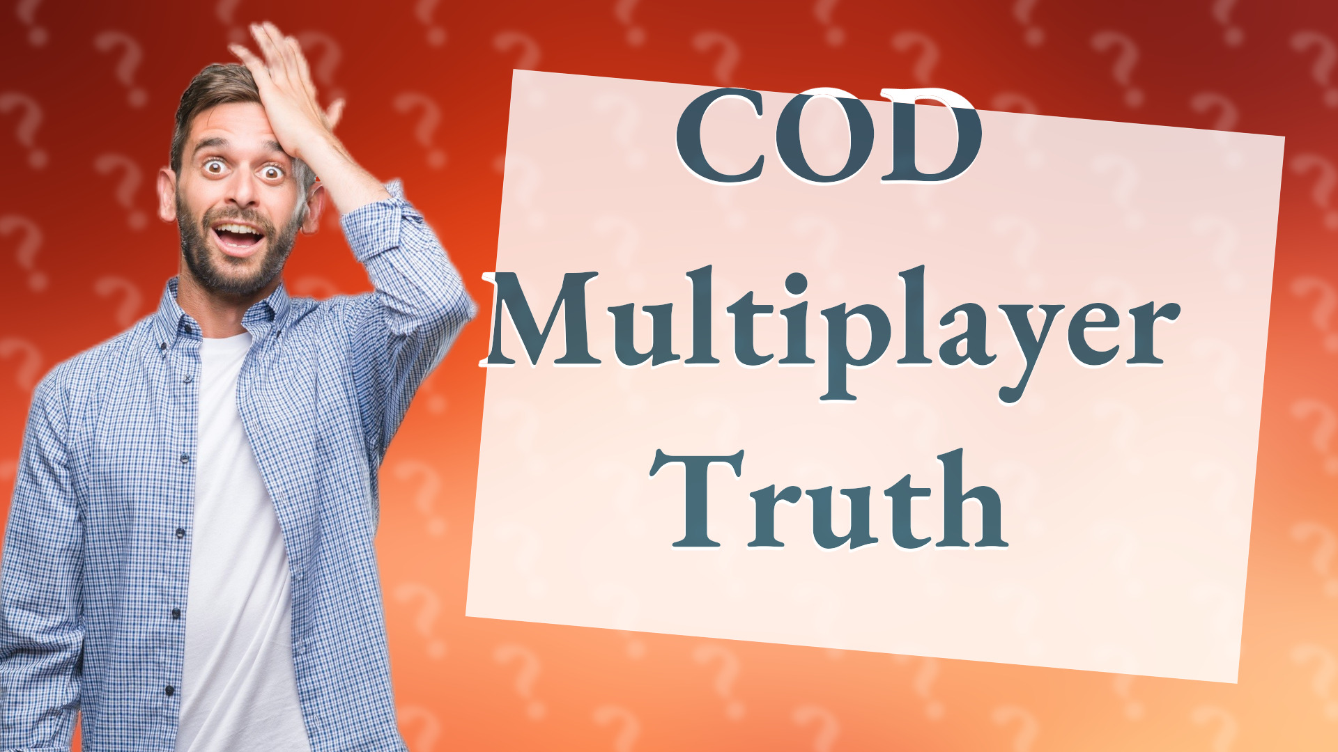 COD Multiplayer Truth