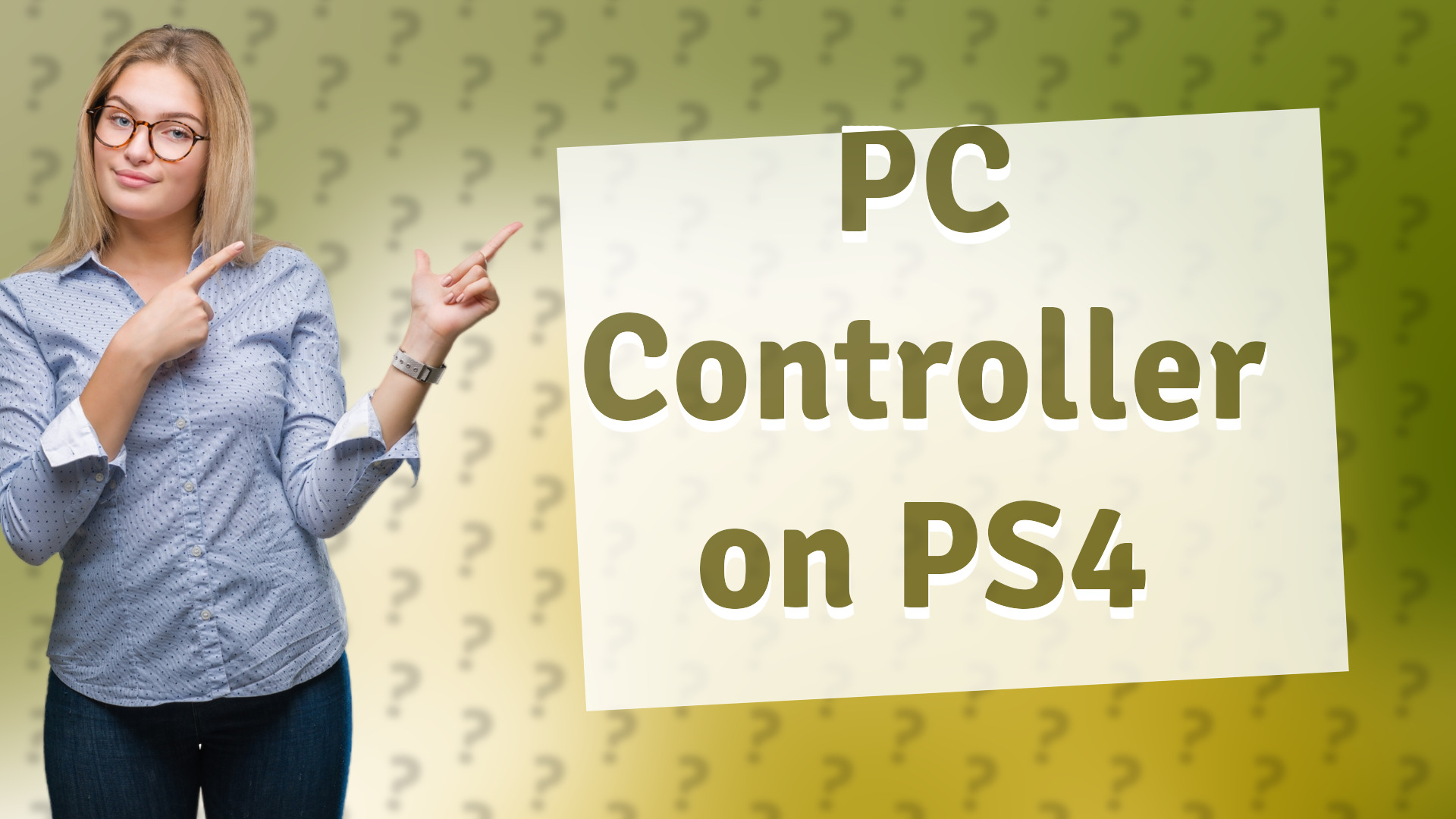 PC Controller on PS4