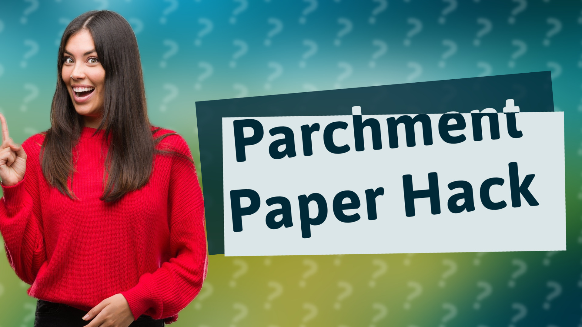 Parchment Paper Hack