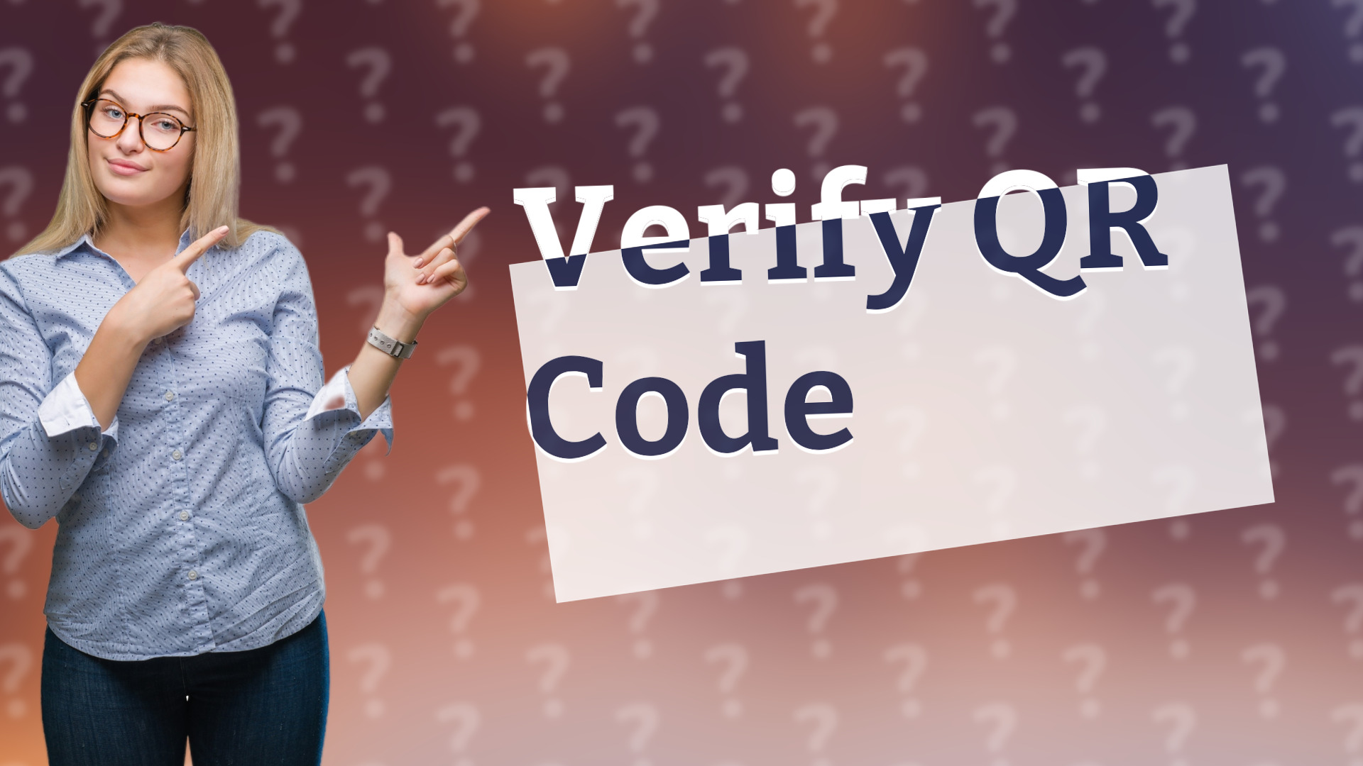 Verify QR Code