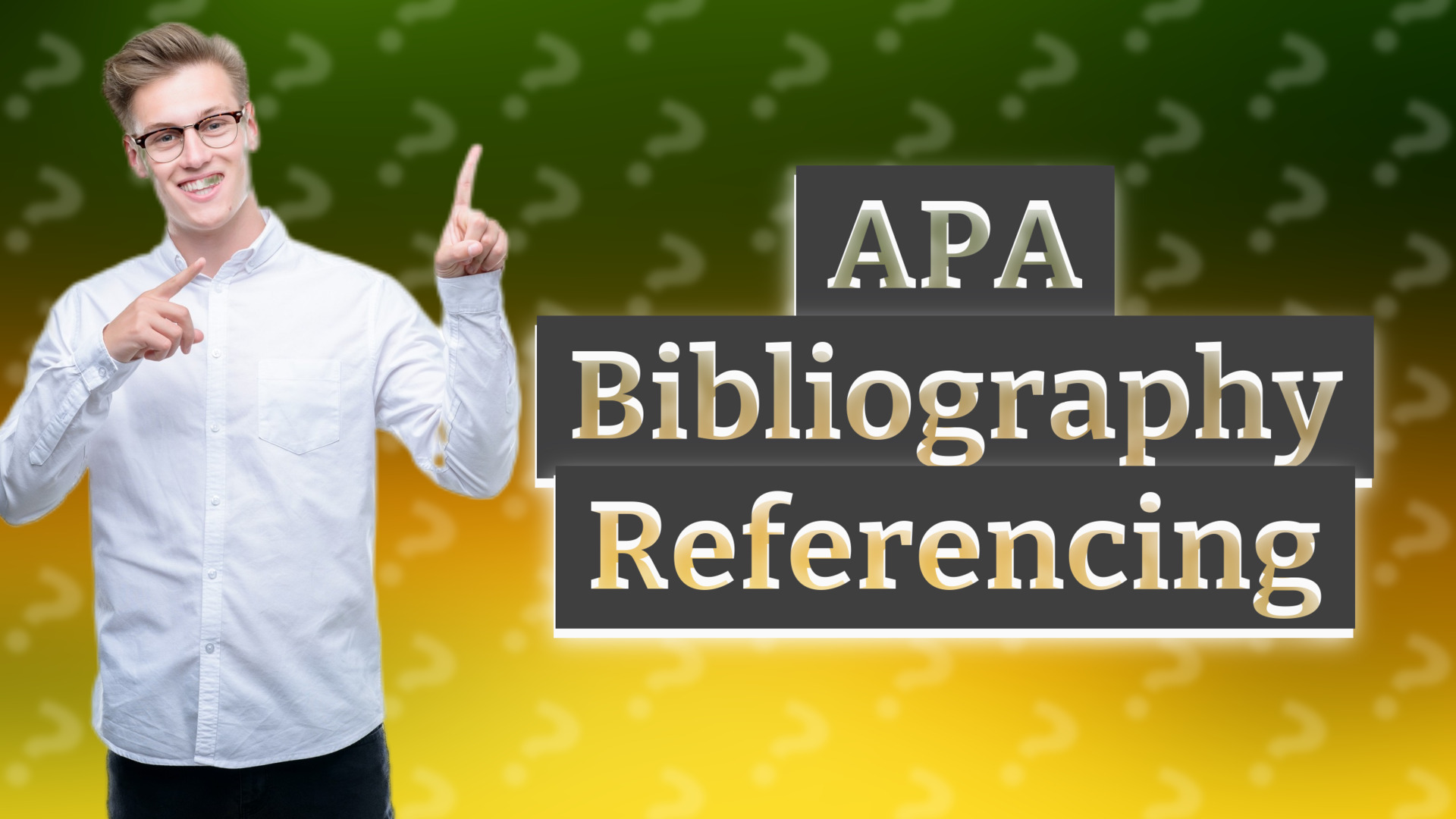 APA Bibliography Referencing