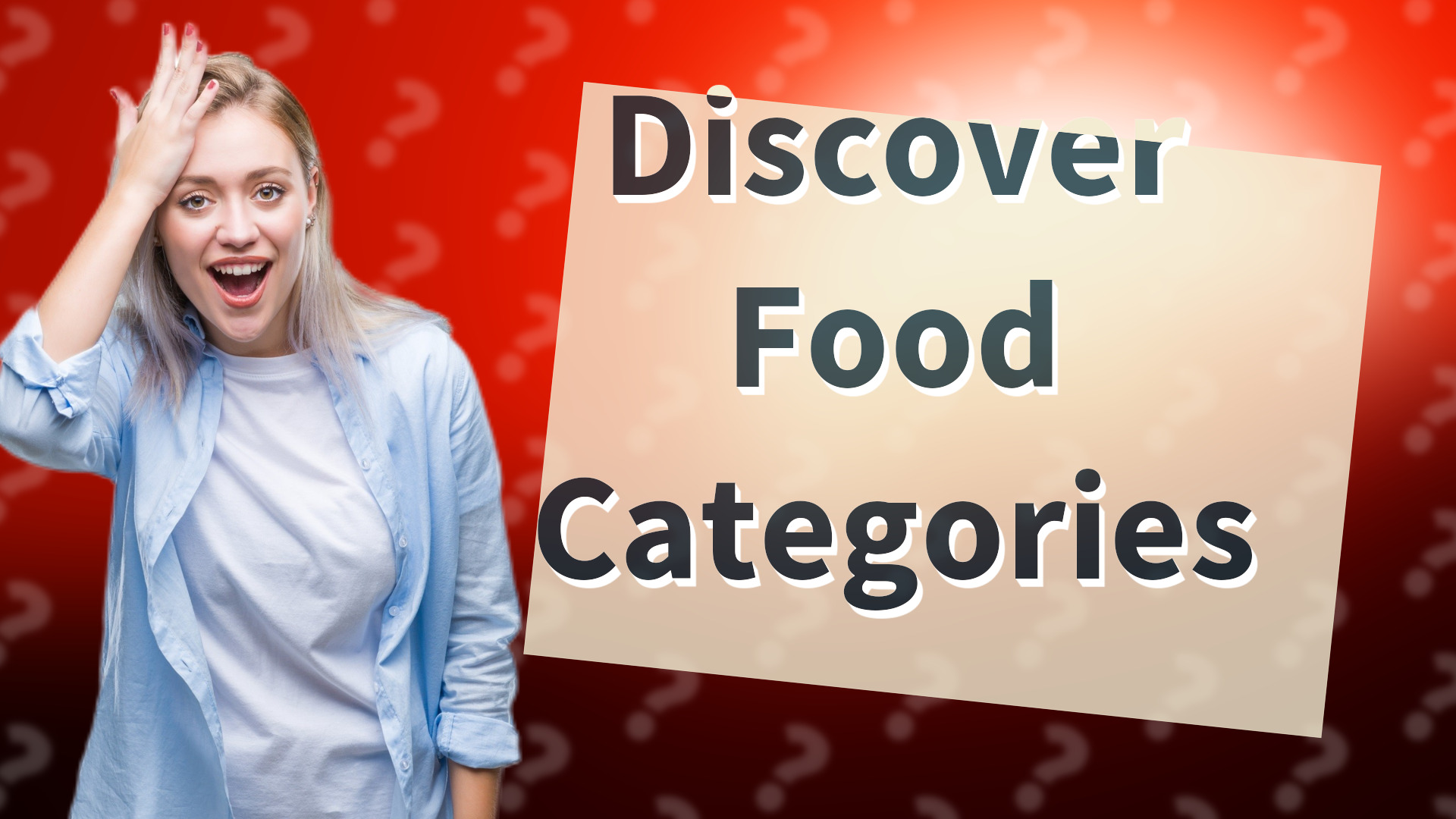 Discover Food Categories