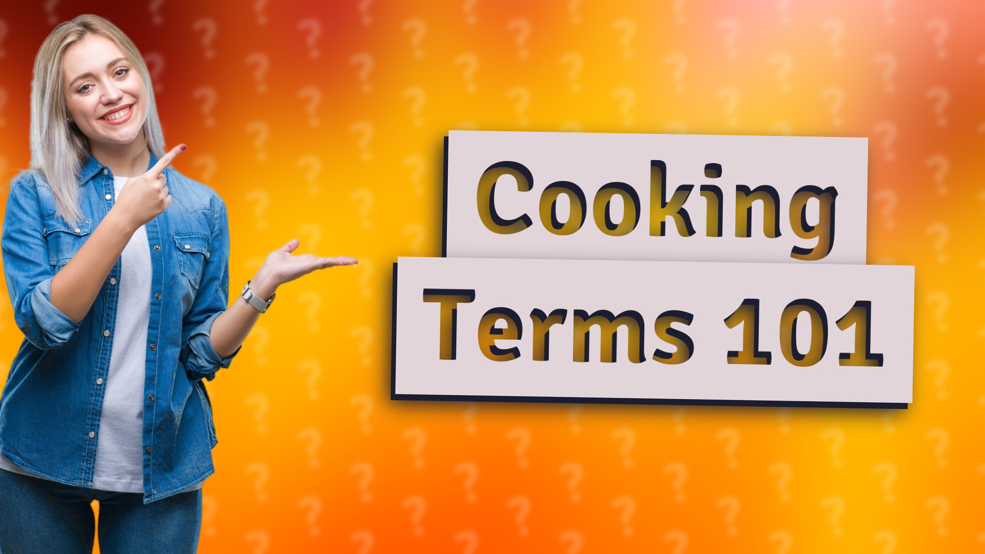 Cooking Terms 101