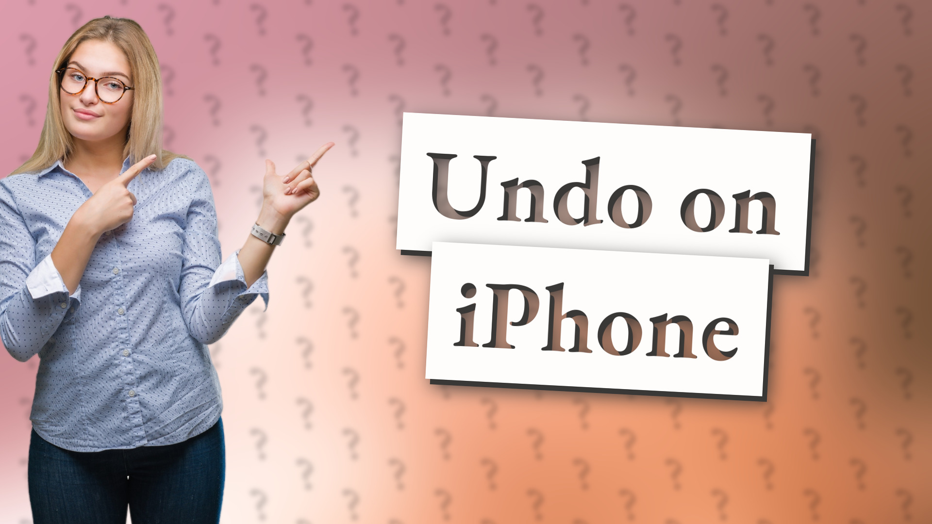 Undo on iPhone