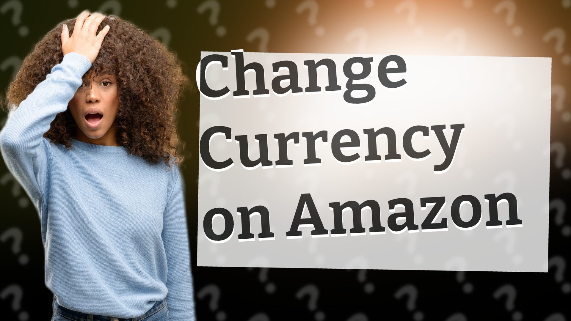 Change Currency on Amazon