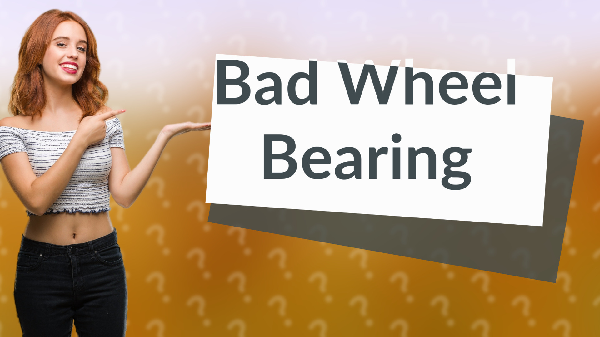 Bad Wheel Bearing