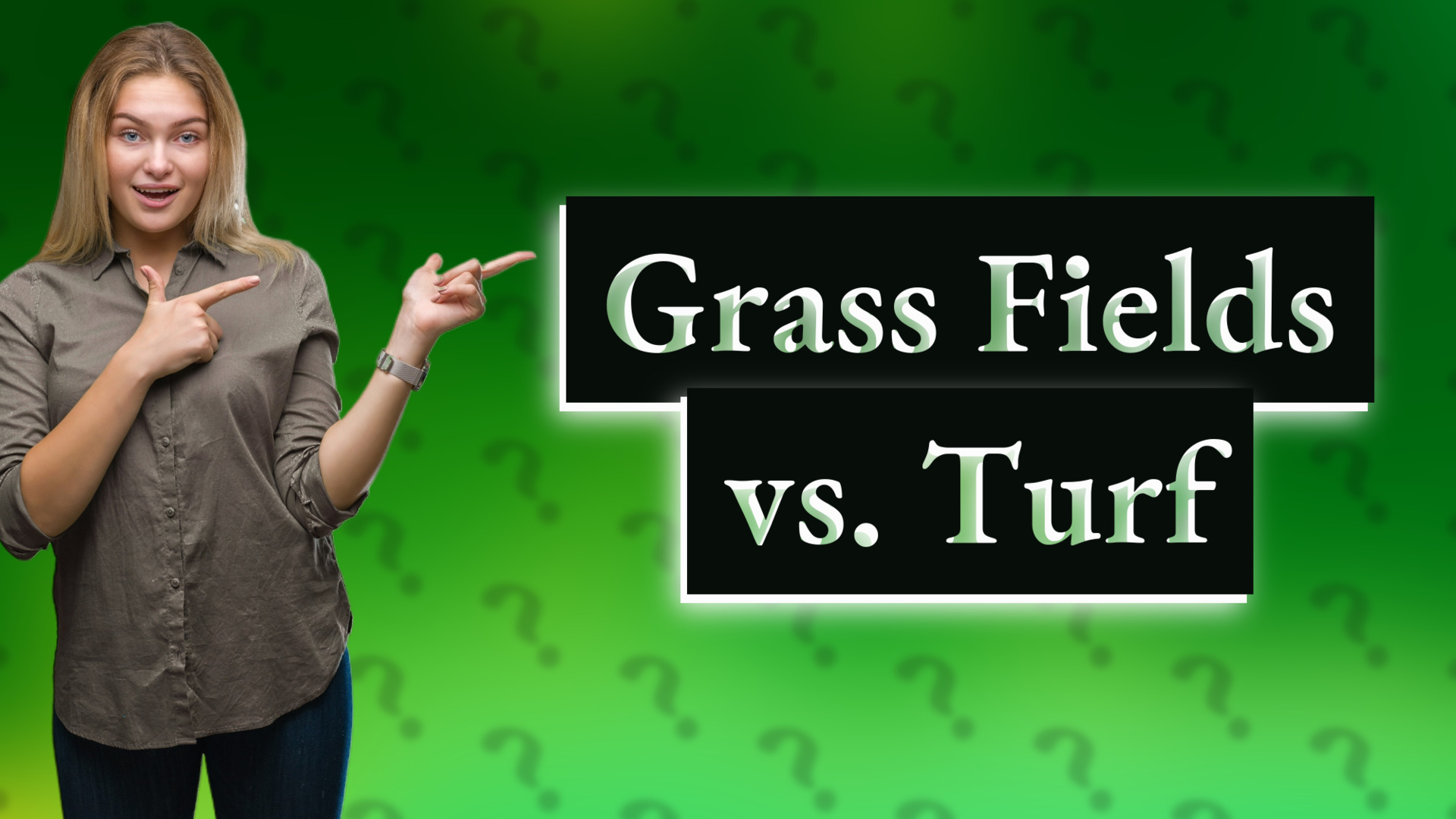 Grass Fields vs. Turf