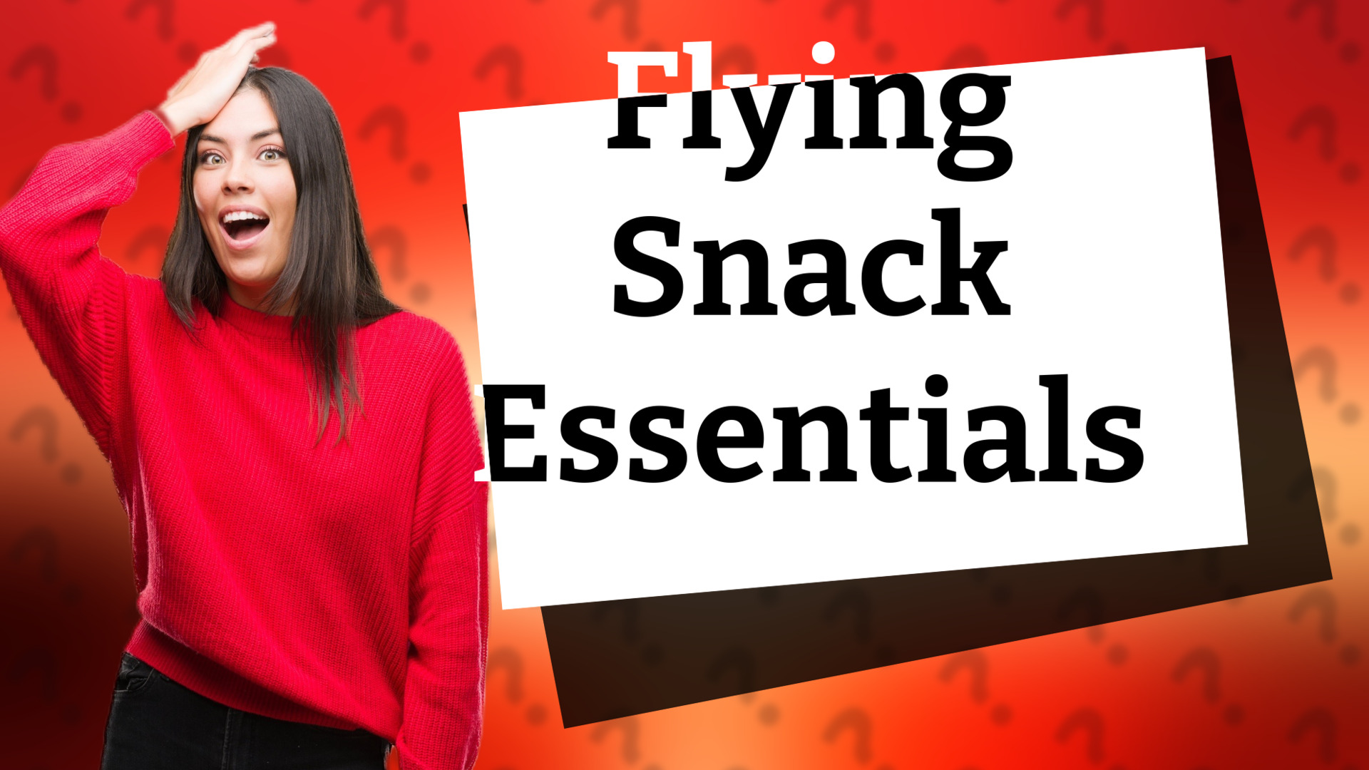 Flying Snack Essentials