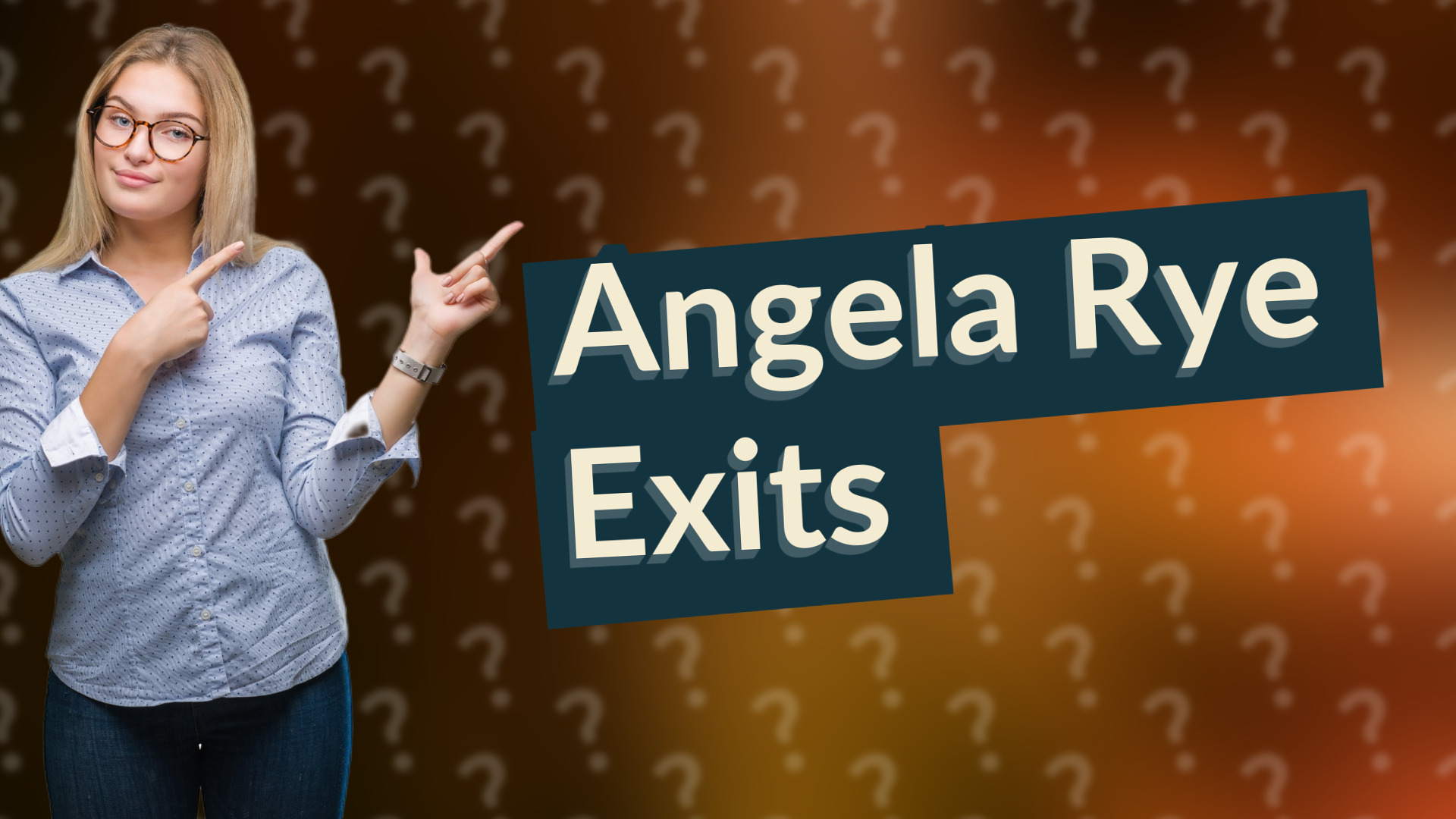 Angela Rye Exits