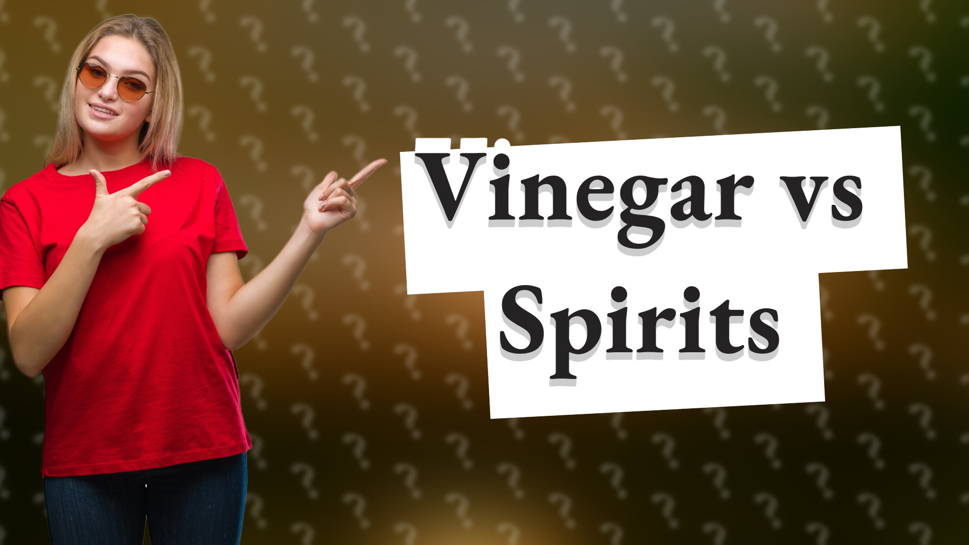 Vinegar vs Spirits
