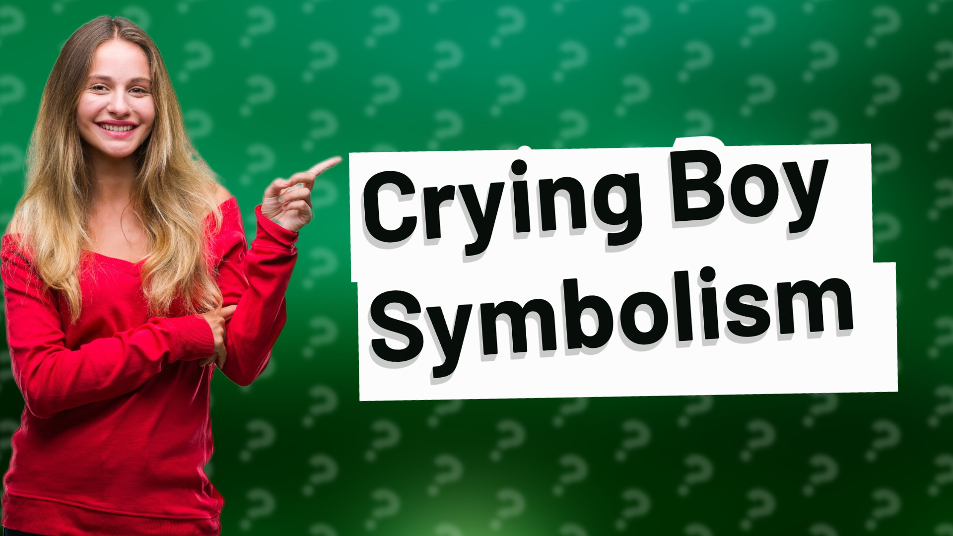 Crying Boy Symbolism