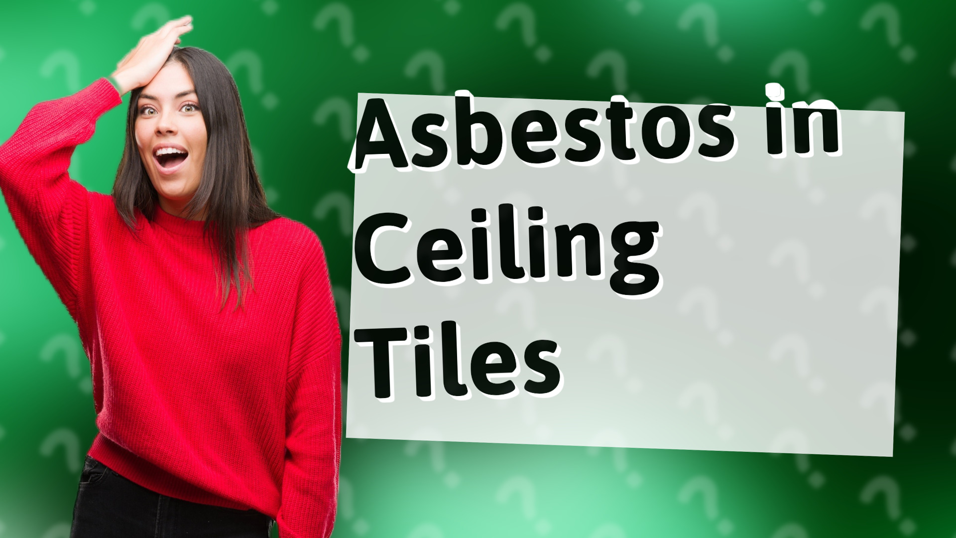 Asbestos in Ceiling Tiles