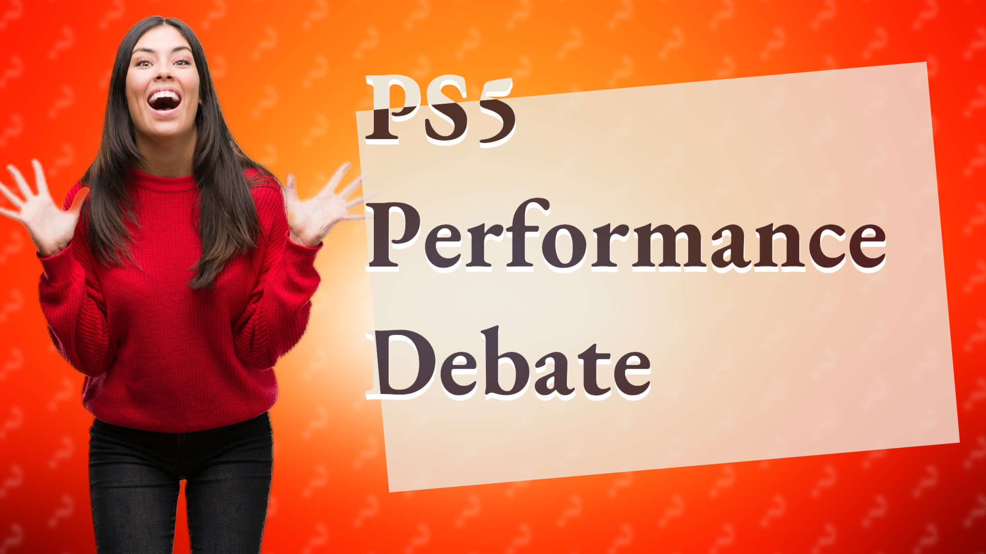 PS5 Performance Debate