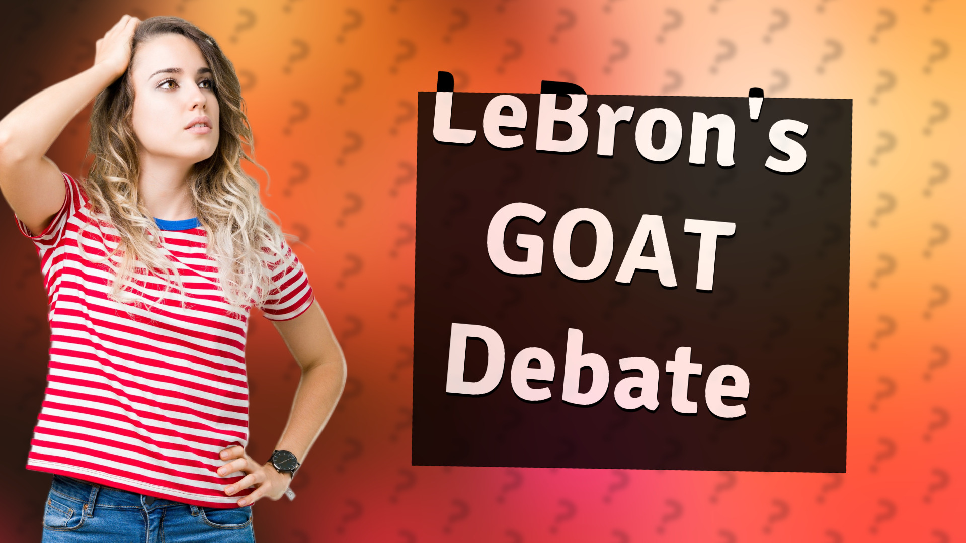 LeBron's GOAT Debate