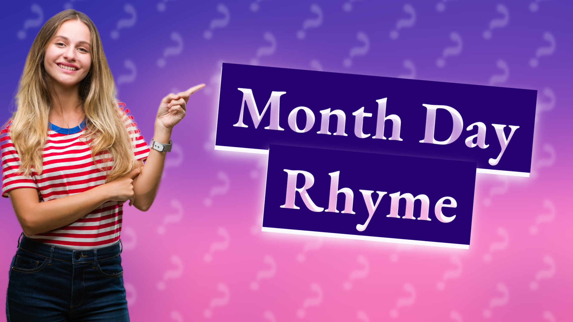 Month Day Rhyme