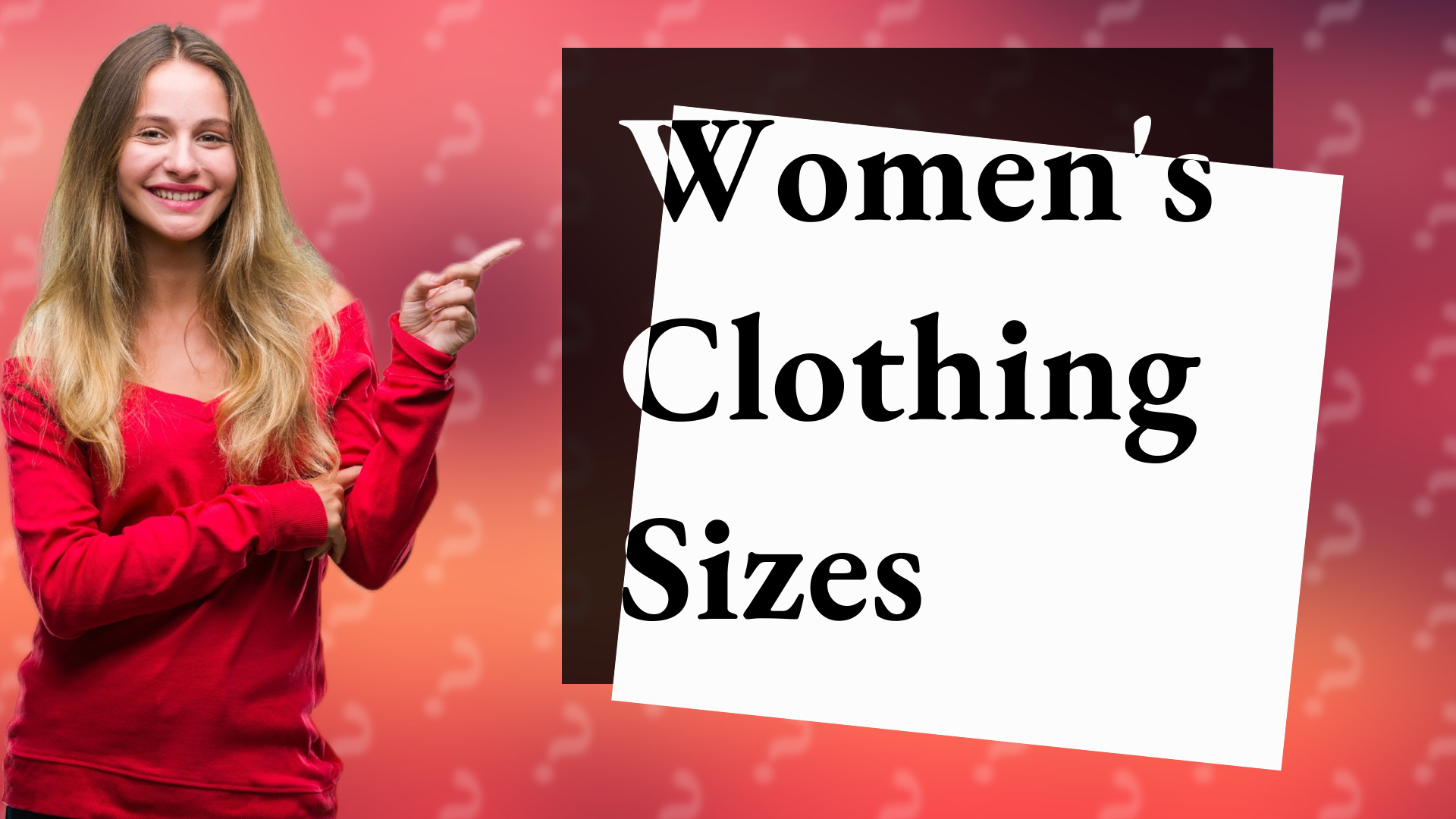 Women's Clothing Sizes