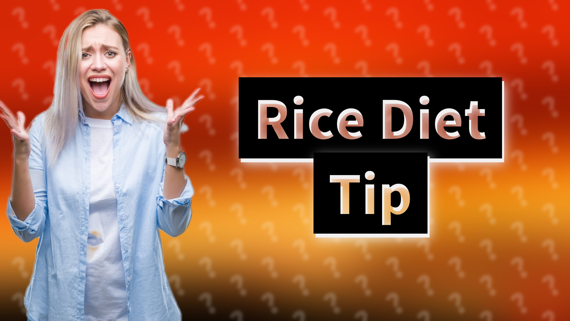 Rice Diet Tip