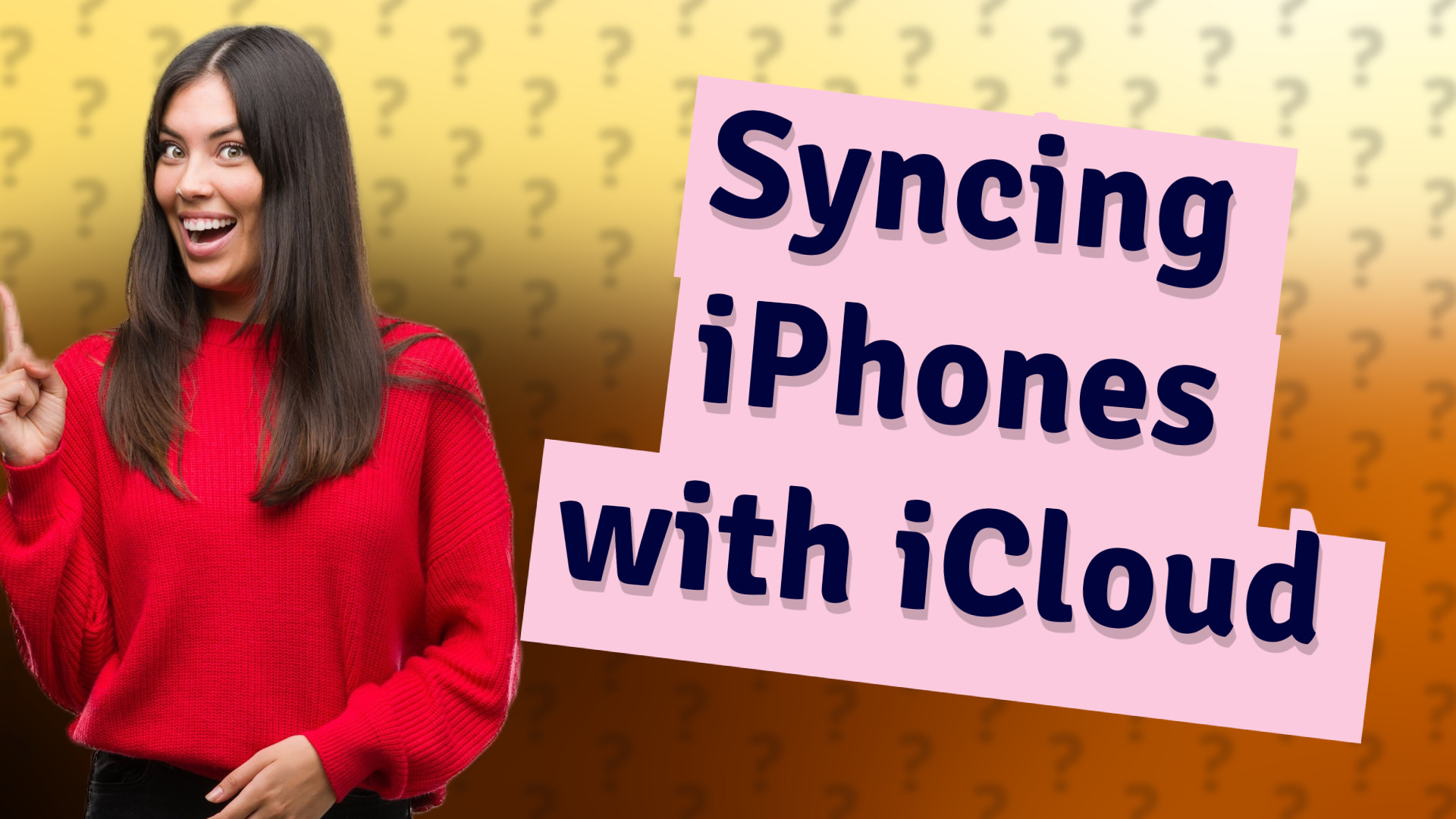 Syncing iPhones with iCloud