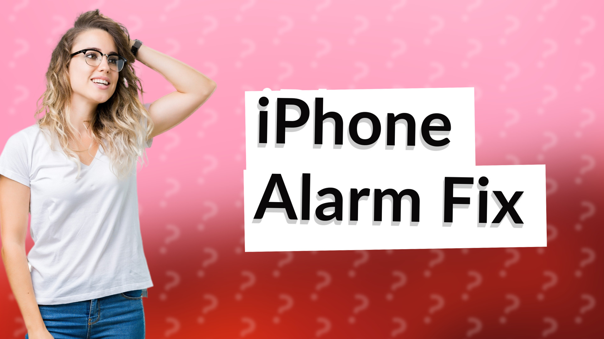 iPhone Alarm Fix