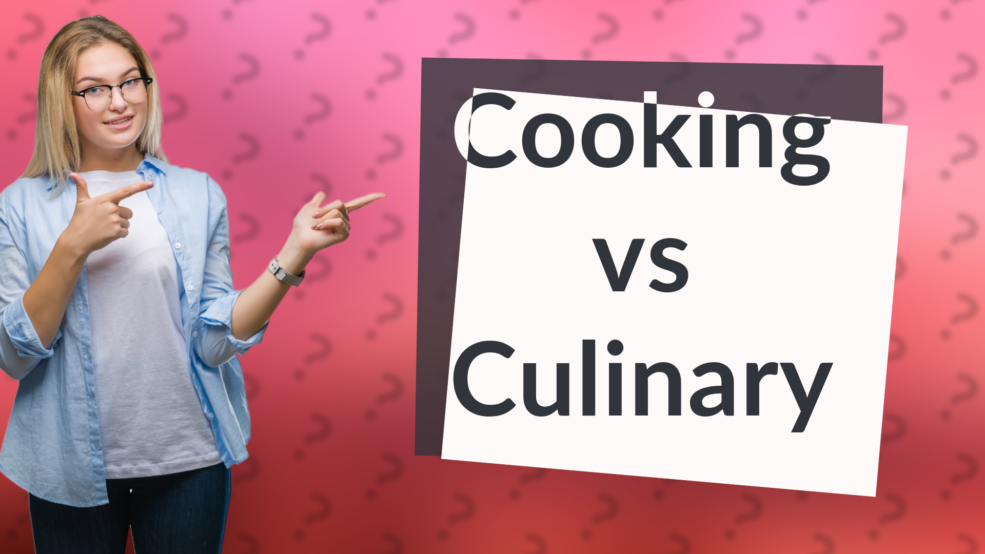 Cooking vs Culinary
