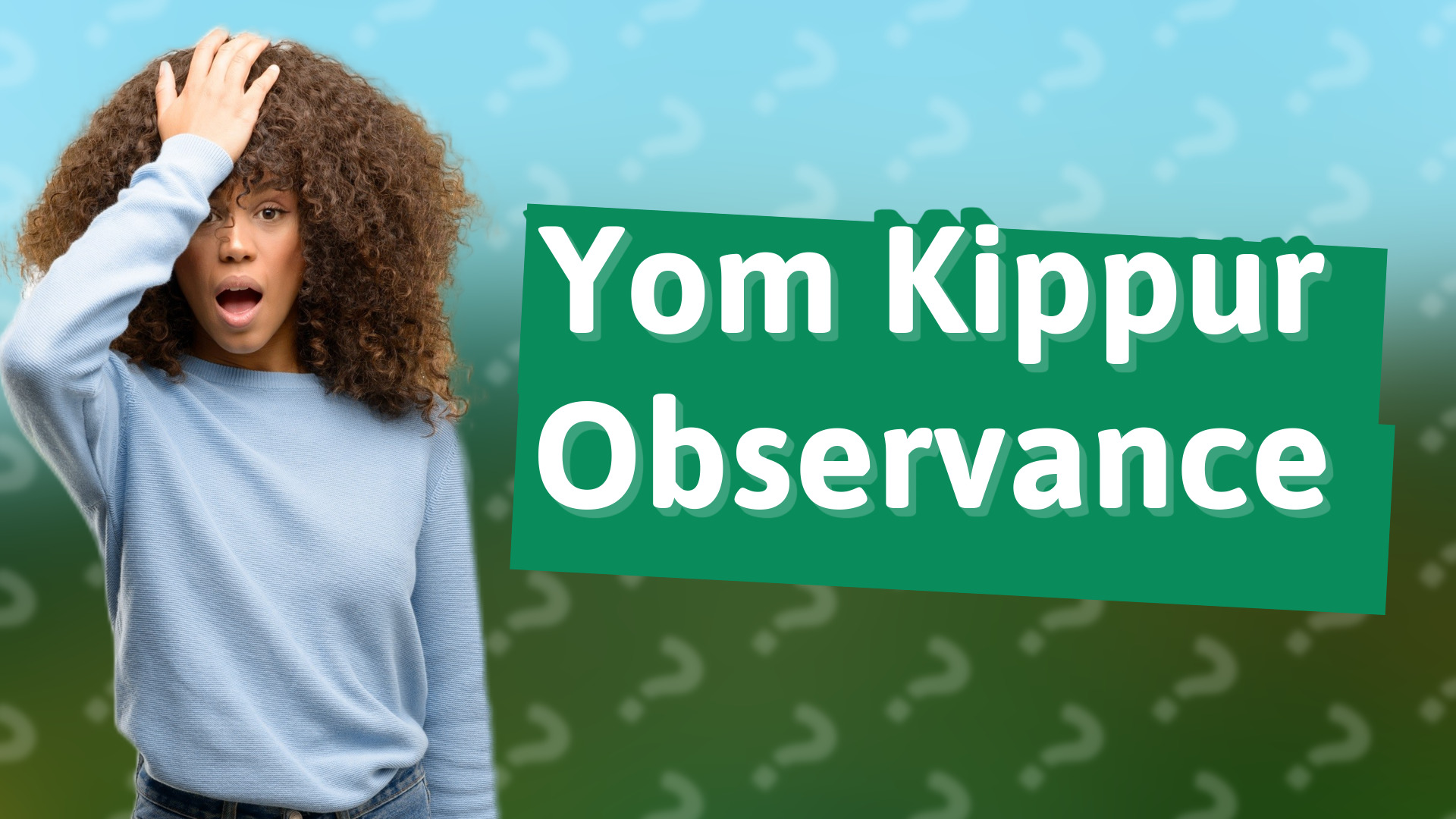 Yom Kippur Observance
