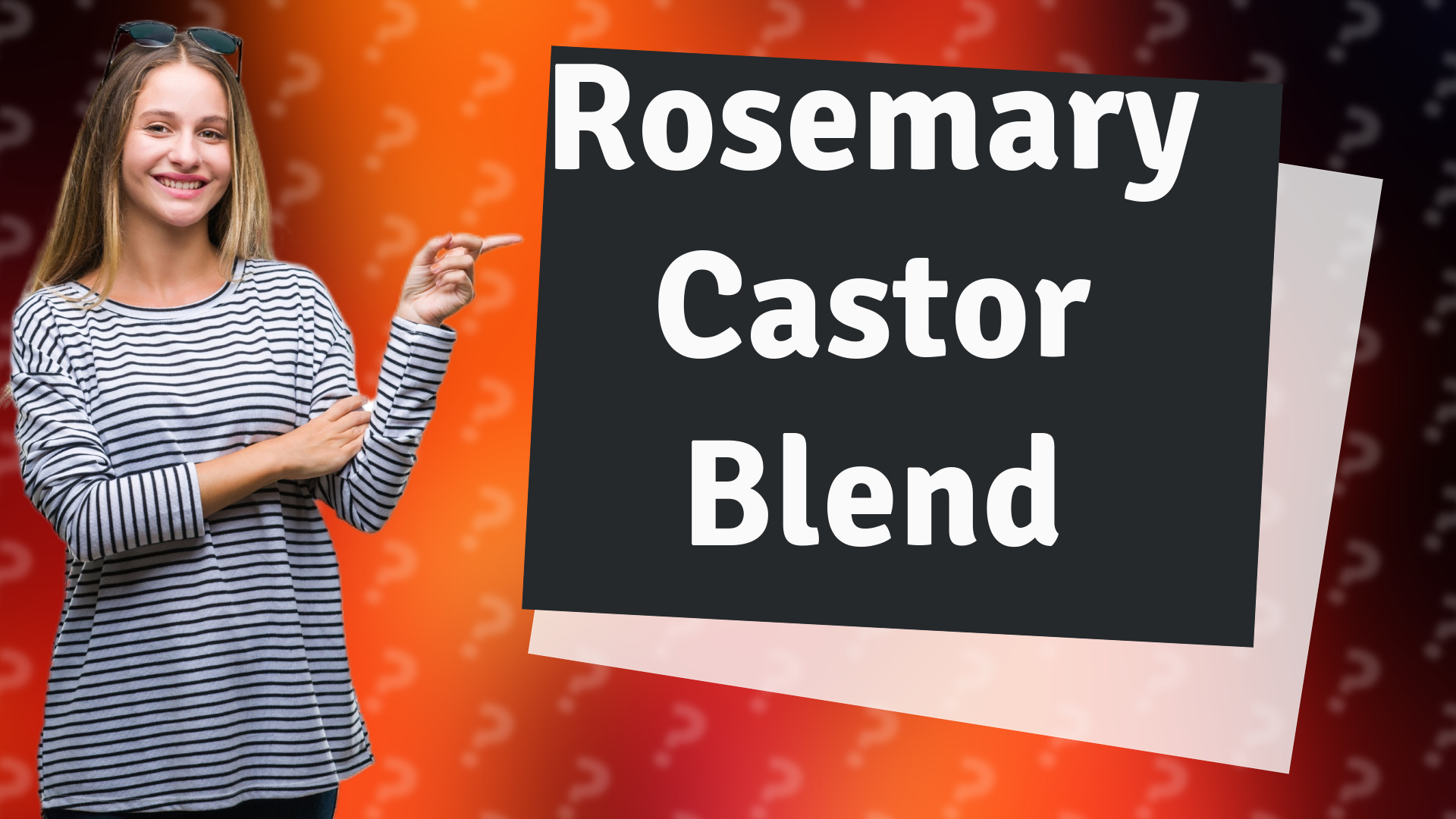 Rosemary Castor Blend