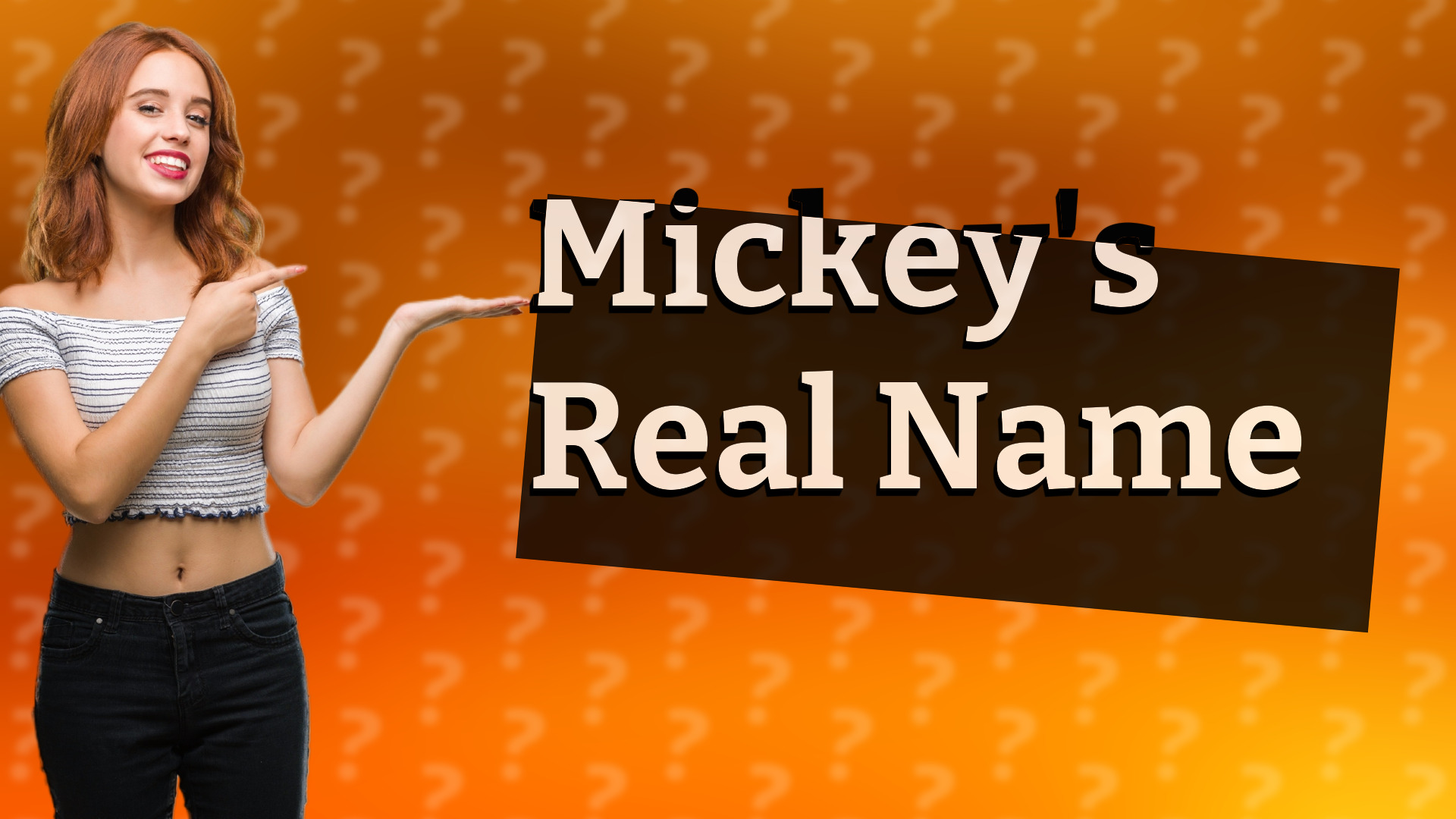 Mickey's Real Name