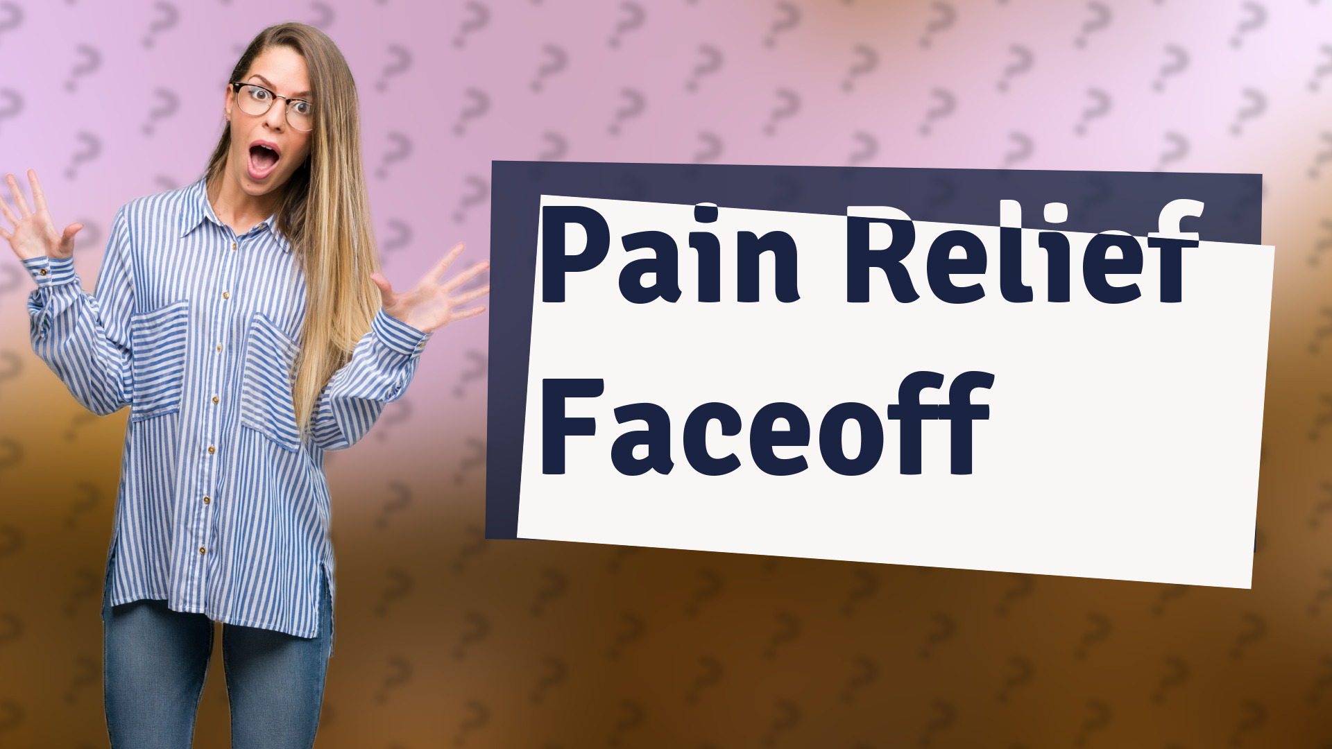 Pain Relief Faceoff
