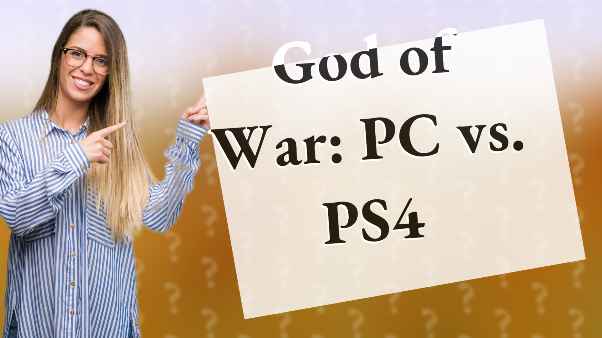 God of War: PC vs. PS4
