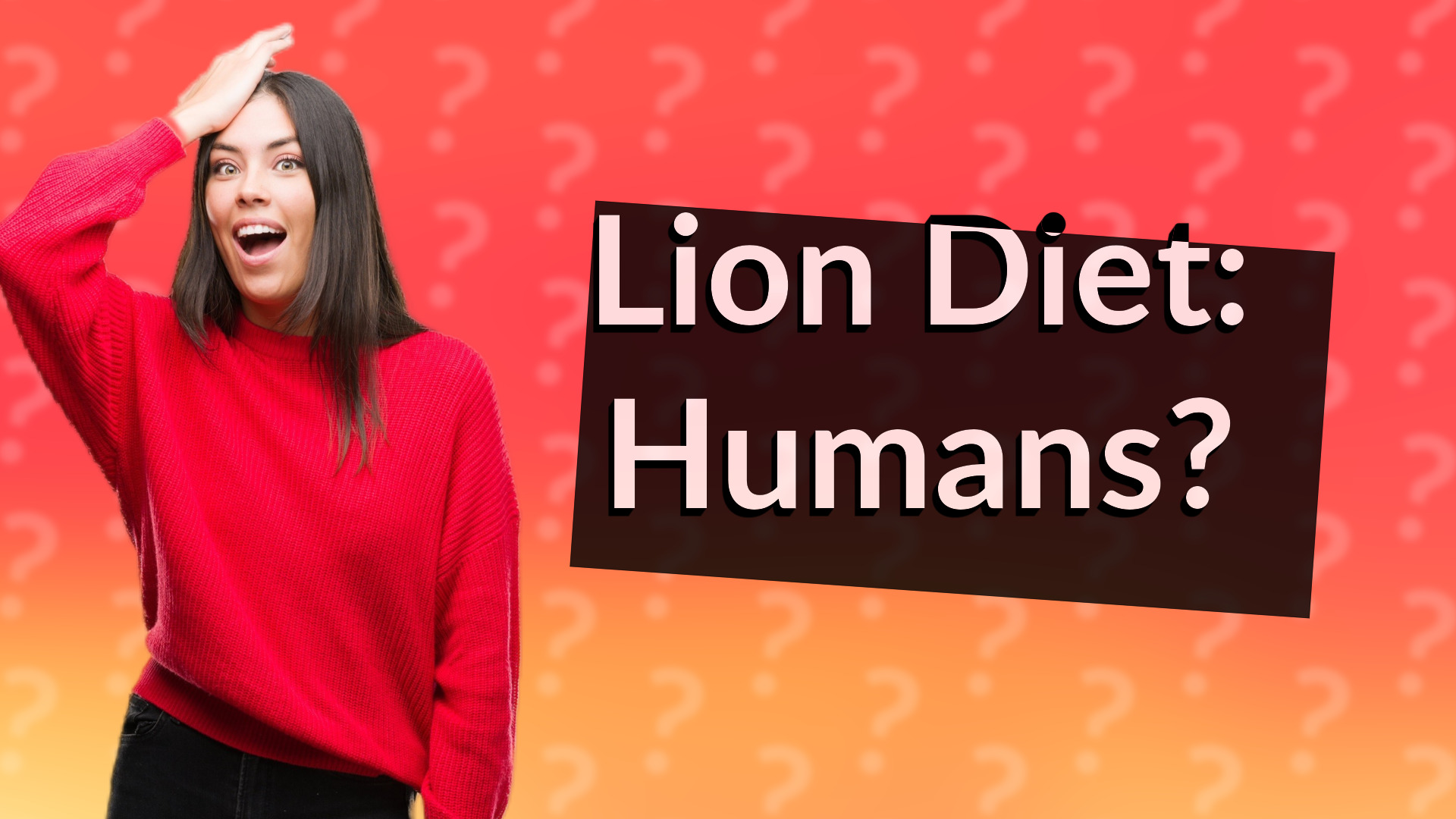 Lion Diet: Humans?
