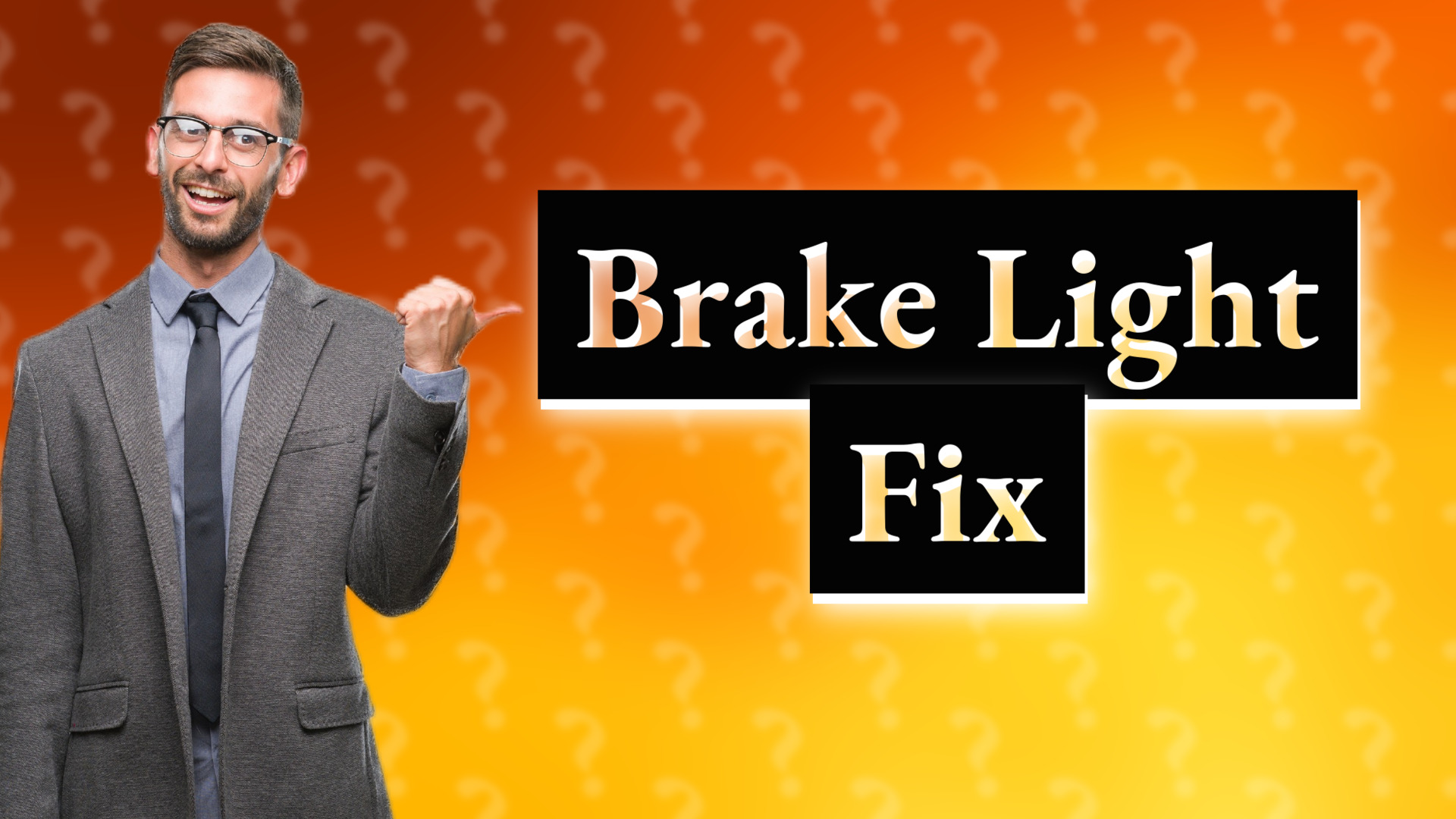 Brake Light Fix