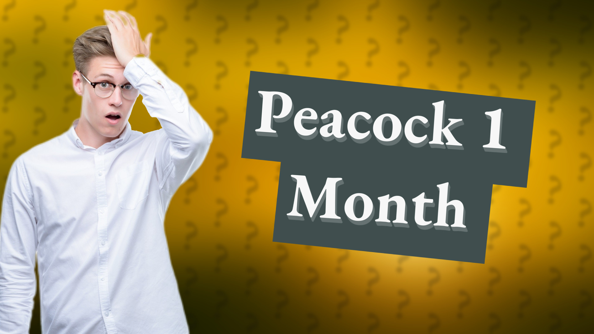 Peacock 1 Month