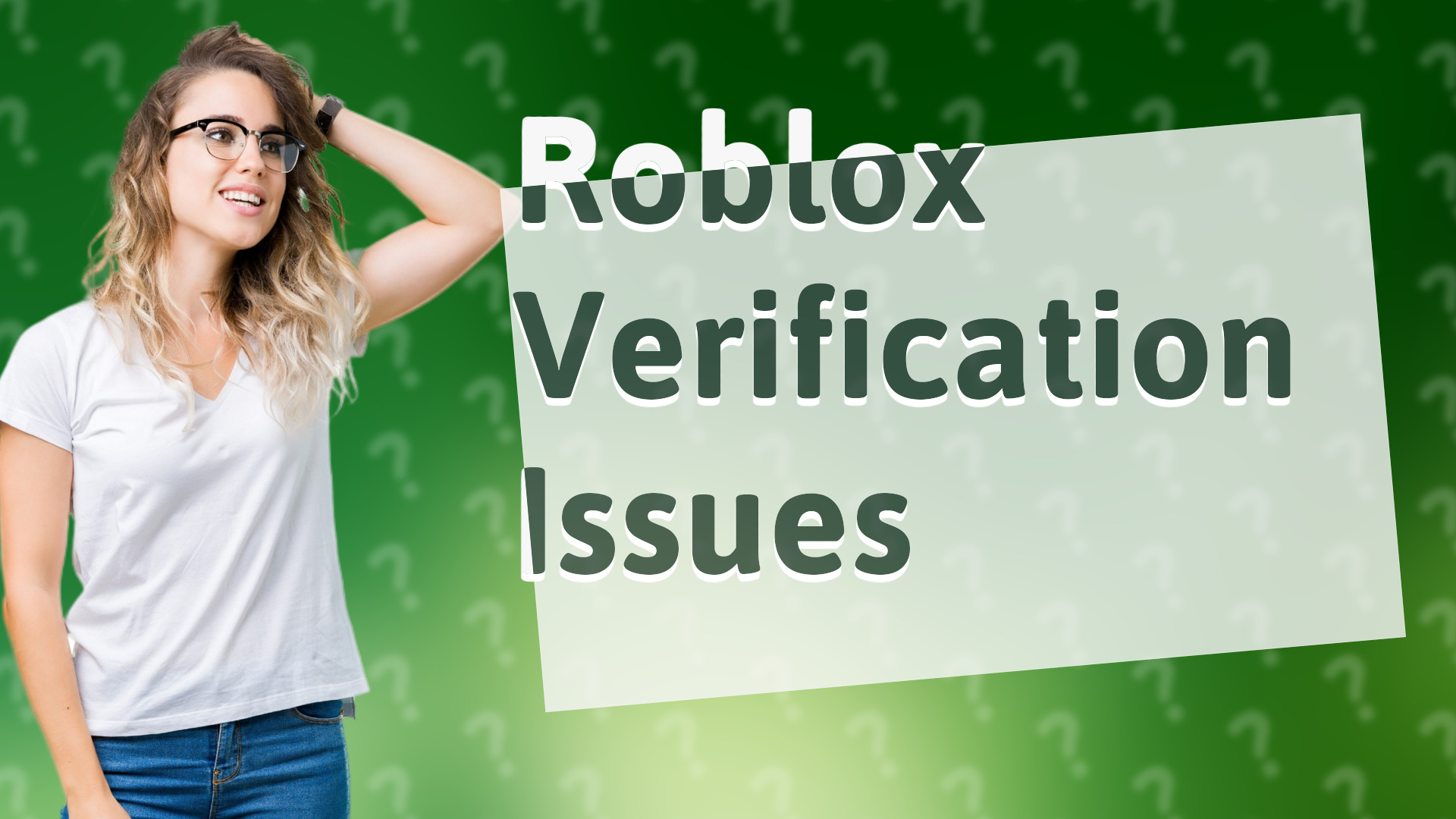 Roblox Verification Issues