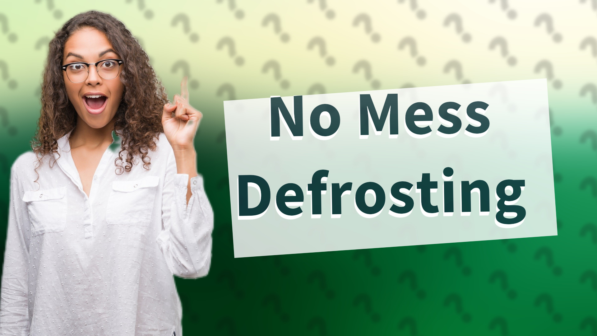 No Mess Defrosting