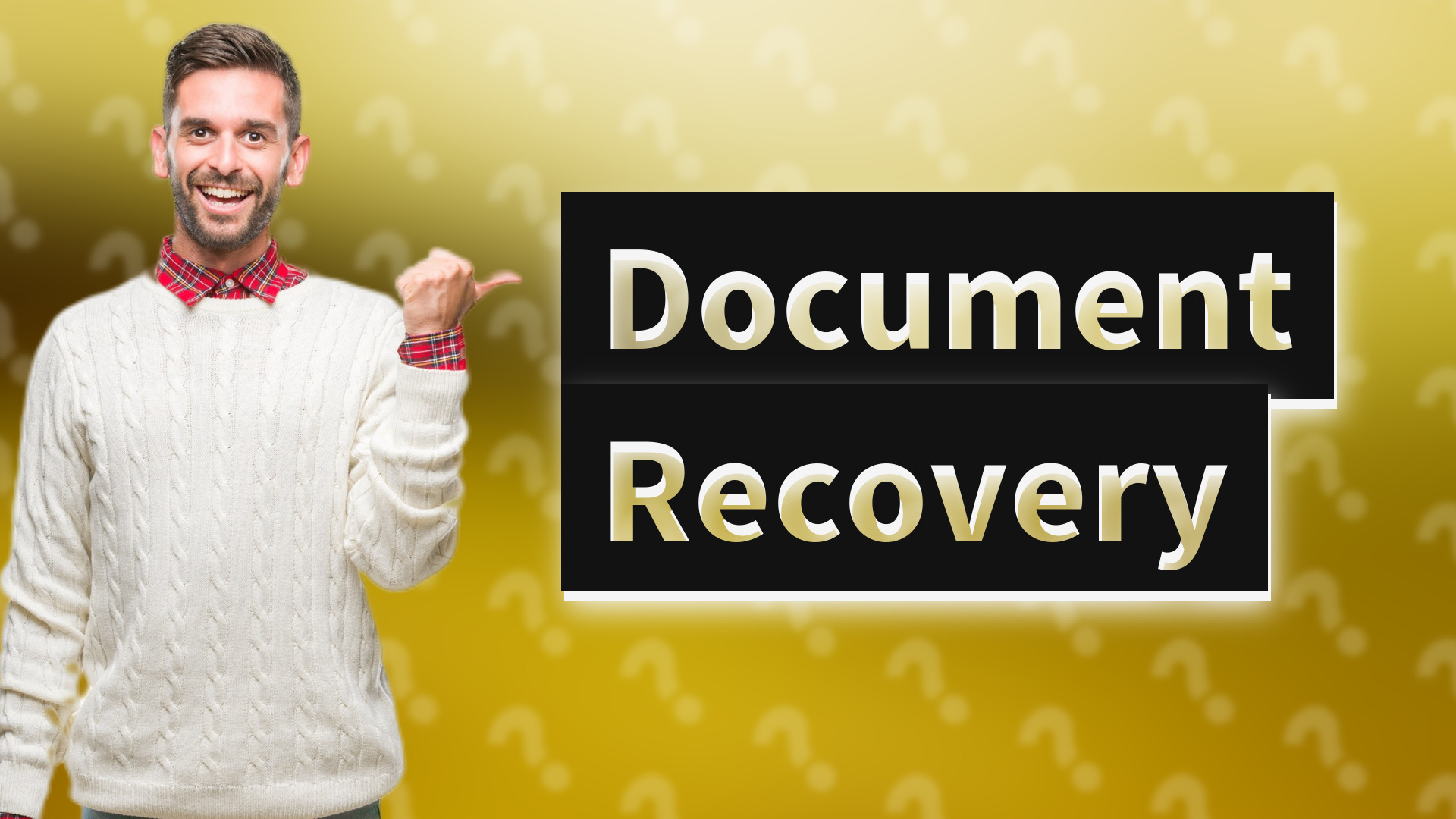 Document Recovery