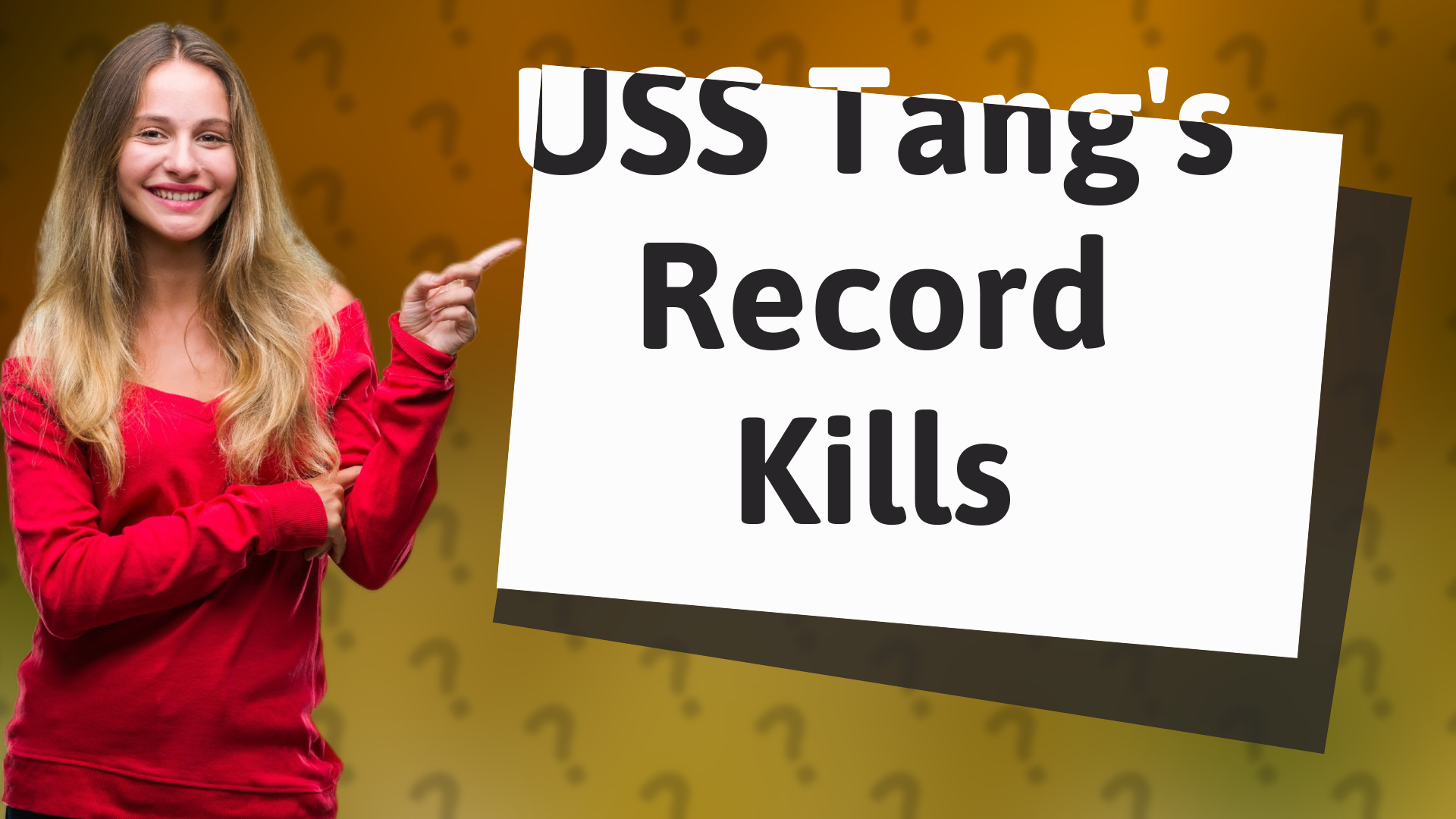 USS Tang's Record Kills