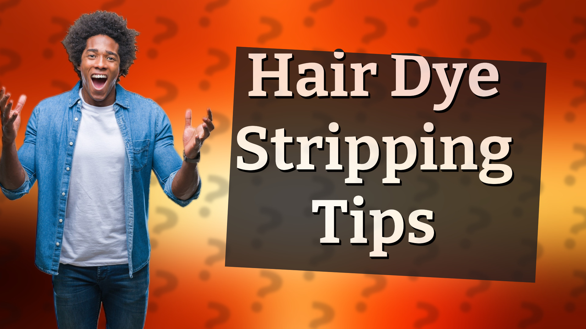 Hair Dye Stripping Tips