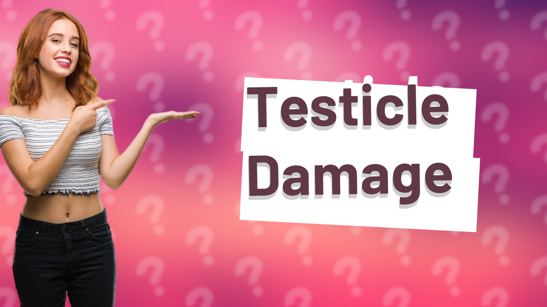 Testicle Damage